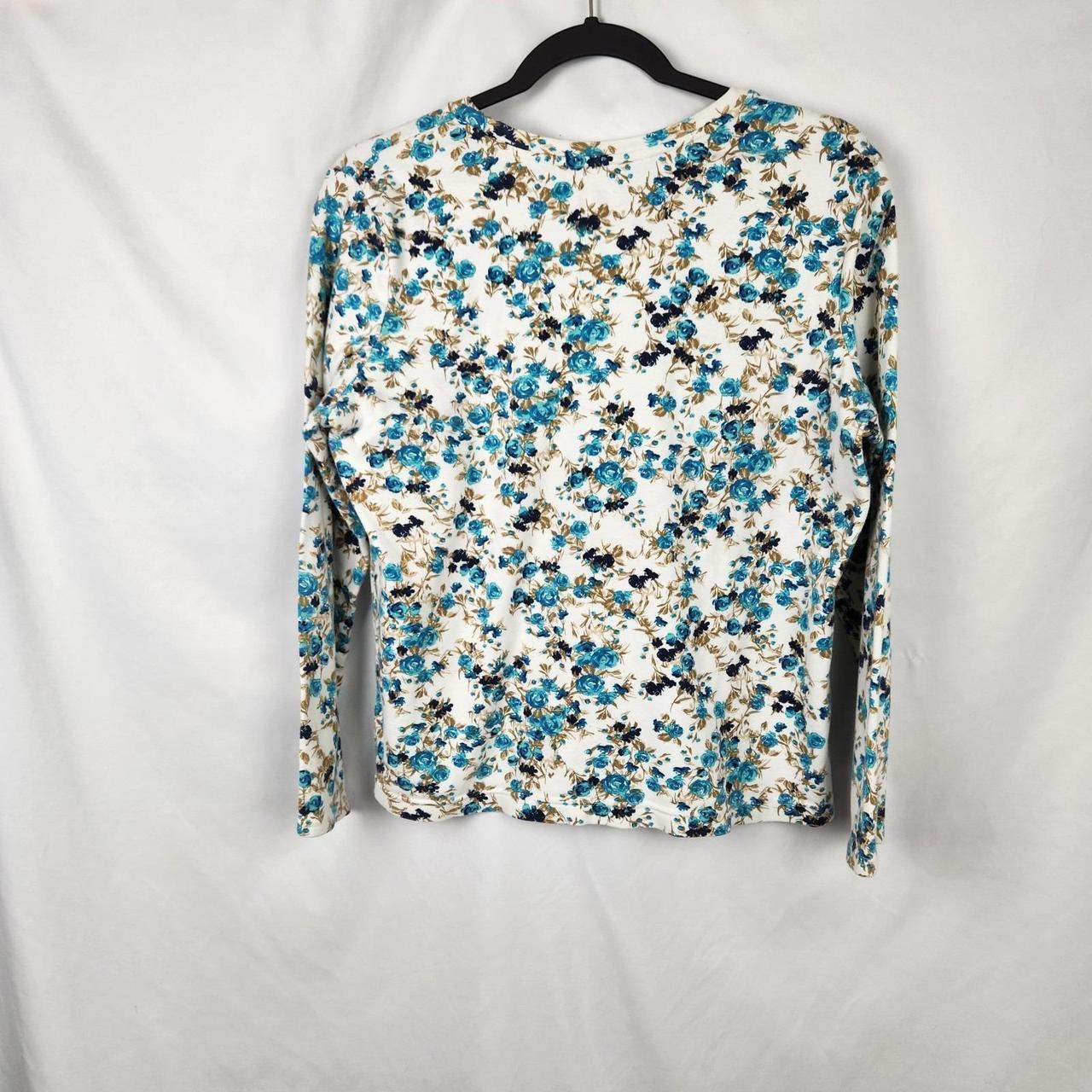Basic Editions Women's Blouse - Blue - L – Basic … - image 7