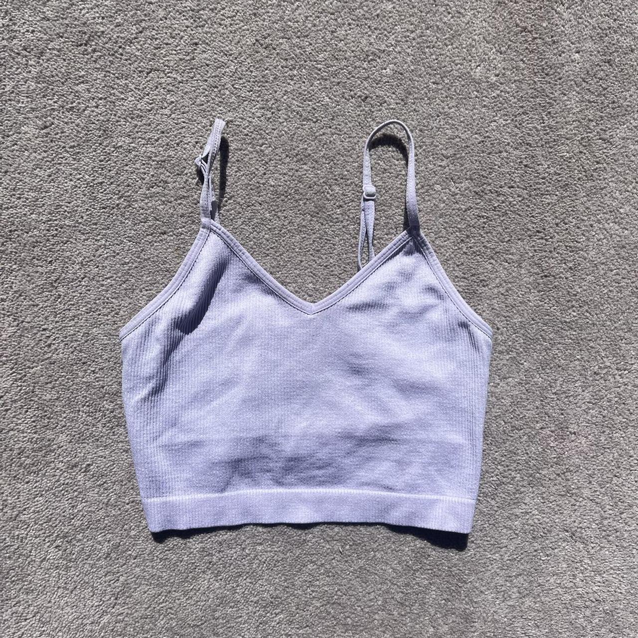 Primark Top -worn once -purple -fit xs-s - Depop