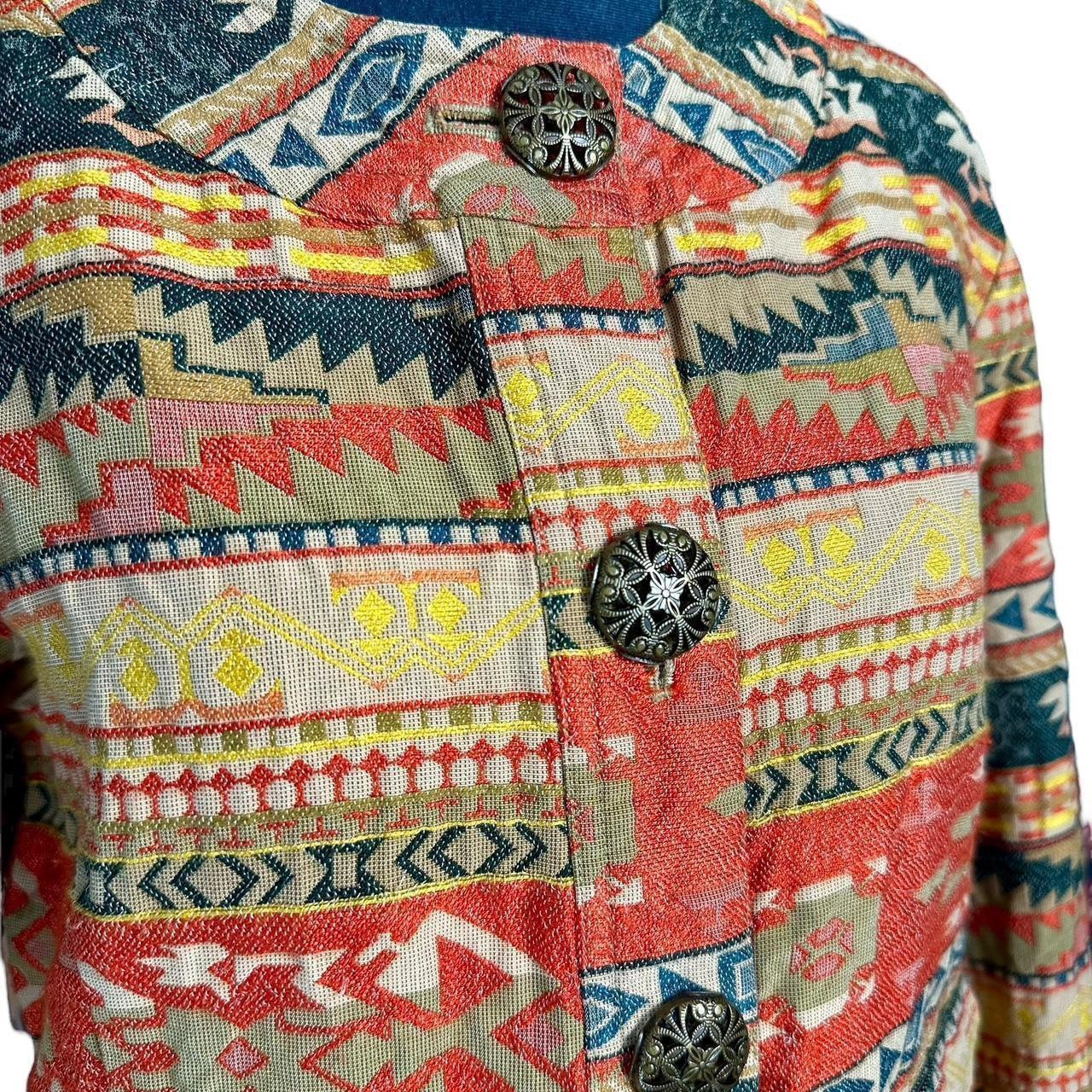 Chico's Women's Lightweight Jacket - Multi/Tan - … - image 2