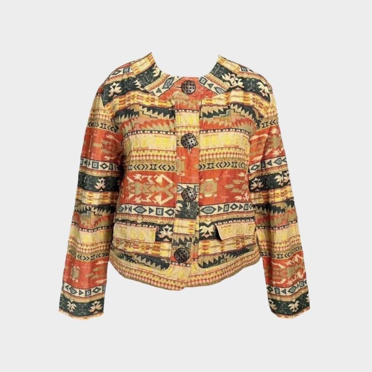 Chico's Women's Lightweight Jacket - Multi/Tan - … - image 5