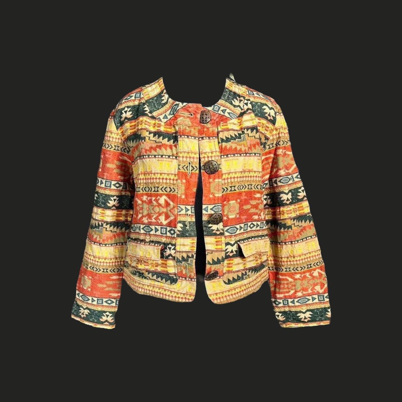 Chico's Women's Lightweight Jacket - Multi/Tan - … - image 8