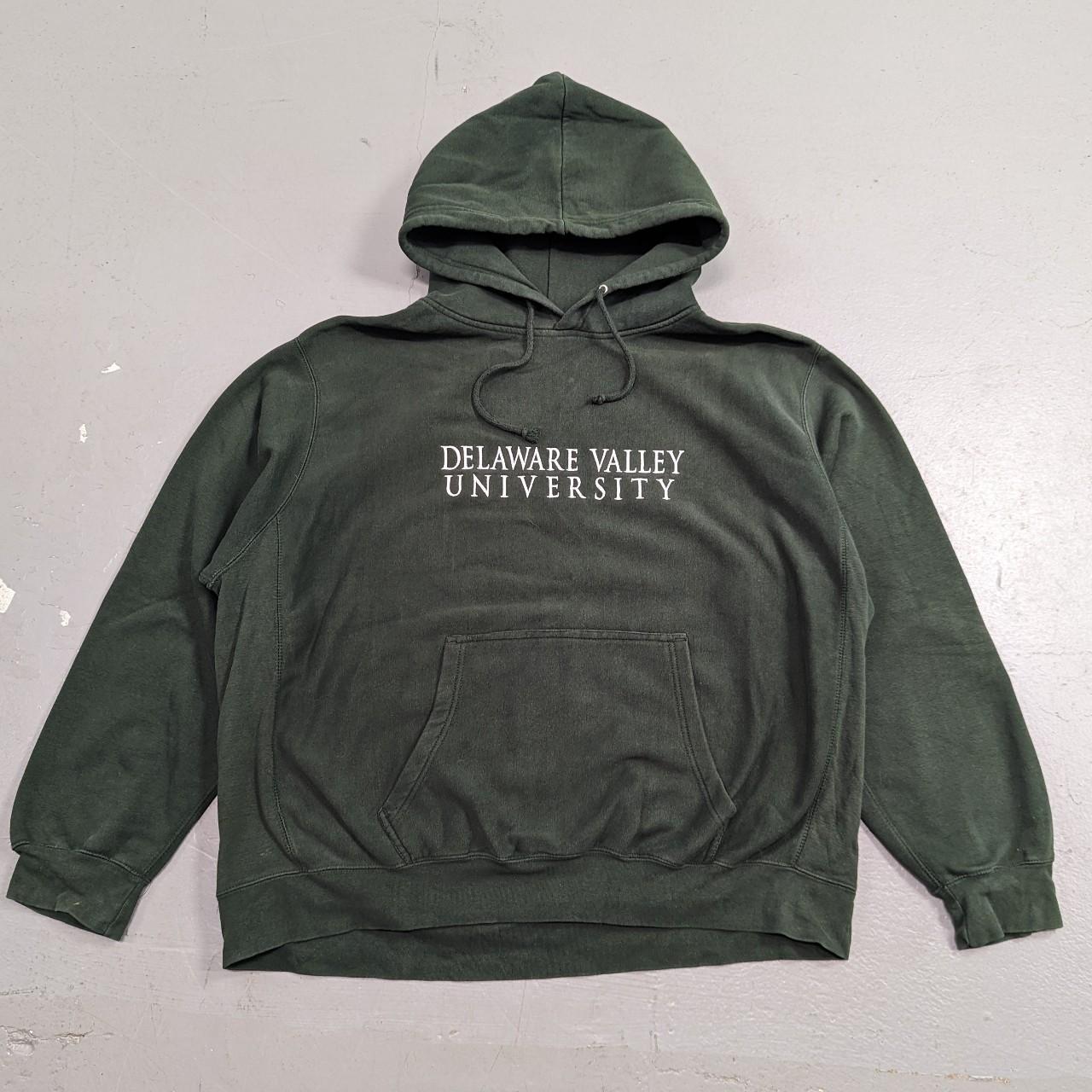 Delaware Valley University Baggy Hoodie Embriodered... - Depop