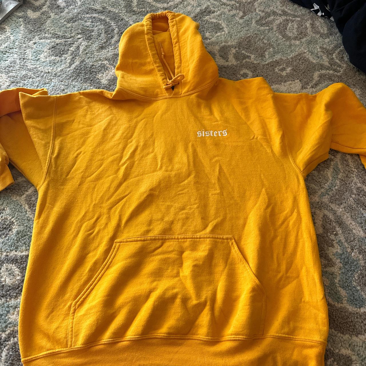 James Charles yellow sisters hoodie normal wear. Depop