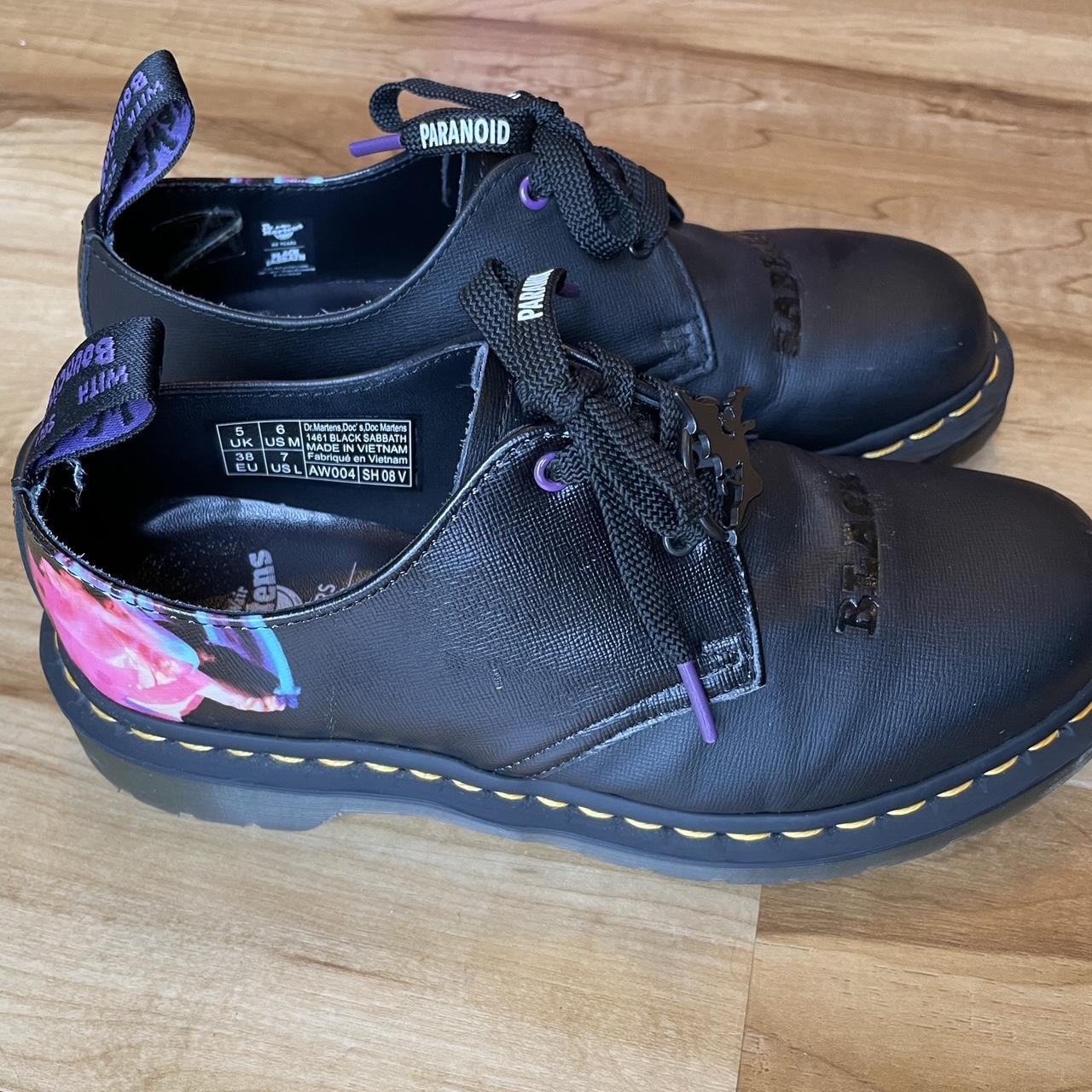 Black Sabbath 1461 Dr. Martens Shoes UK size 5 US M | Depop