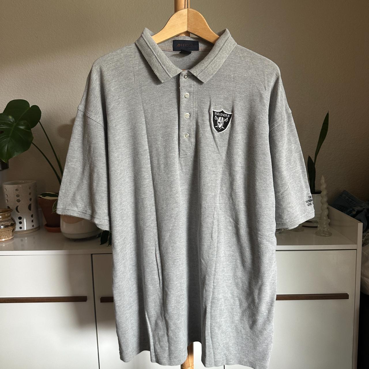 1990s Oakland Raiders Polo Shirt (XL)