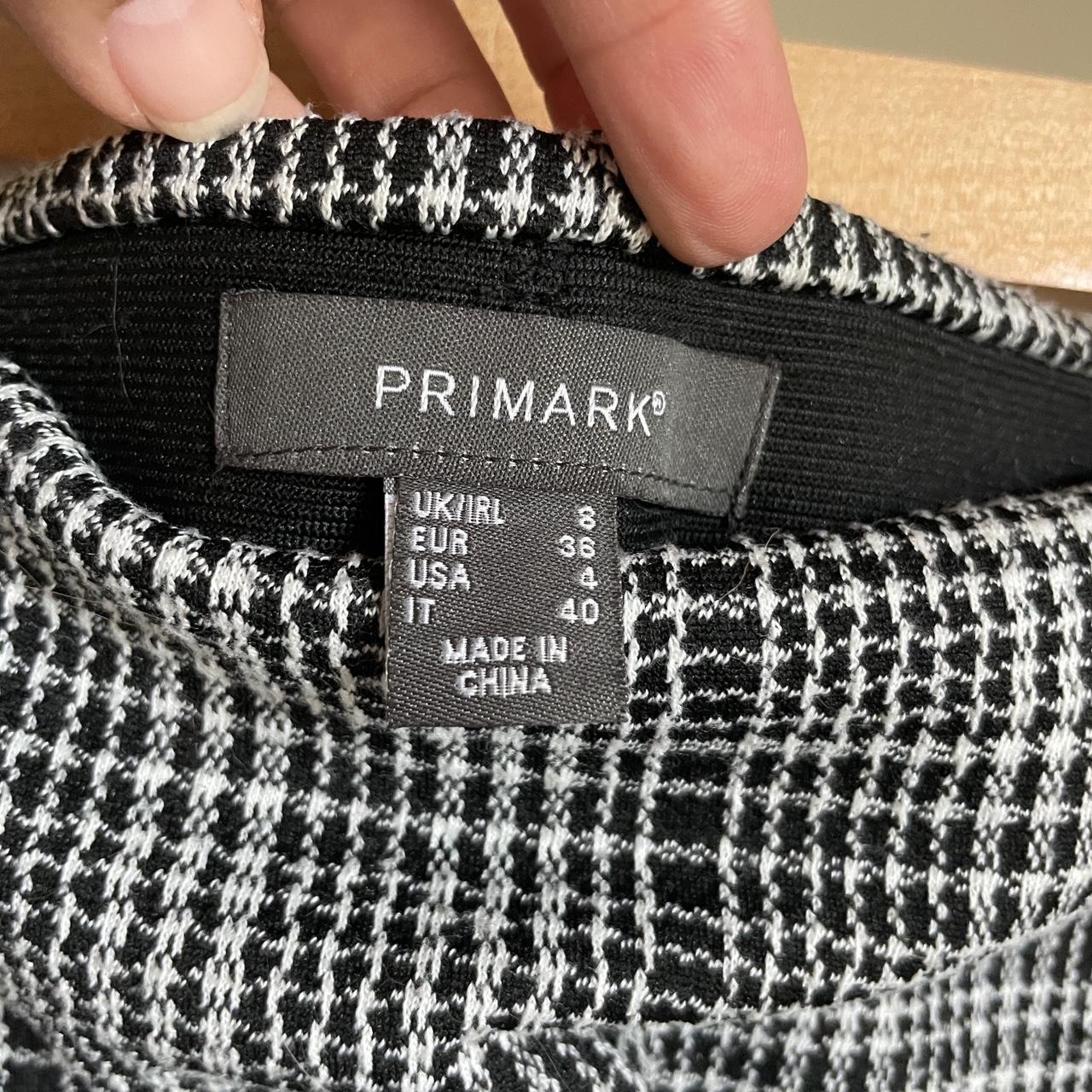 Primark Women's Black and White Skirt (3)