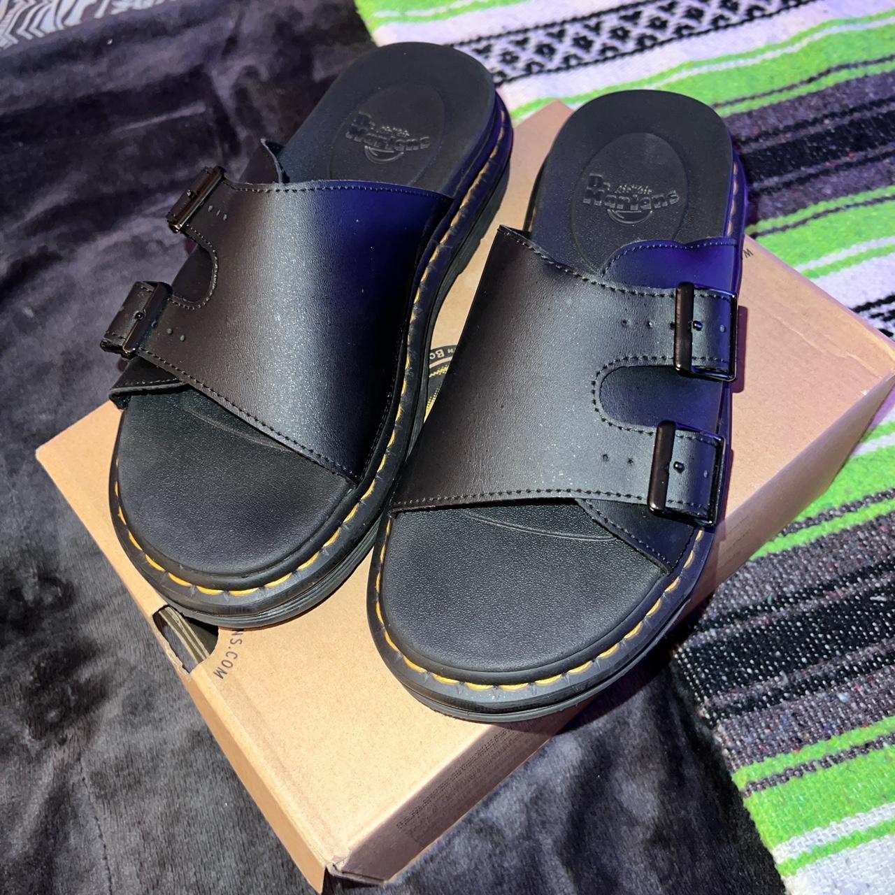 Dr. Martens Men's Black Sandals Depop