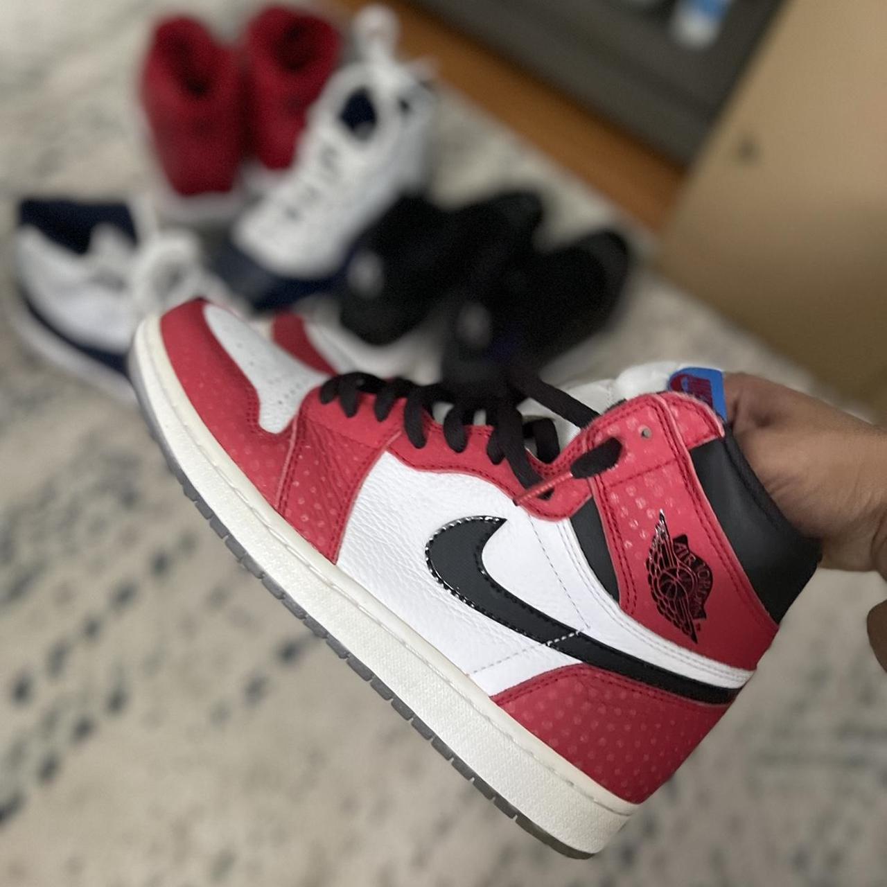 Jordan 1 origin top story red laces