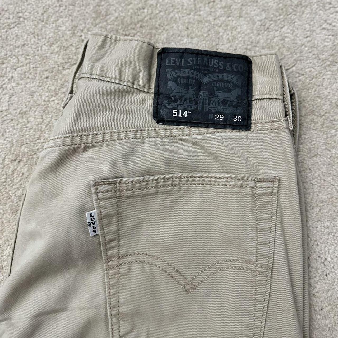 Vintage Brown 514 Levi’s Trousers 00s Casual Waist... - Depop