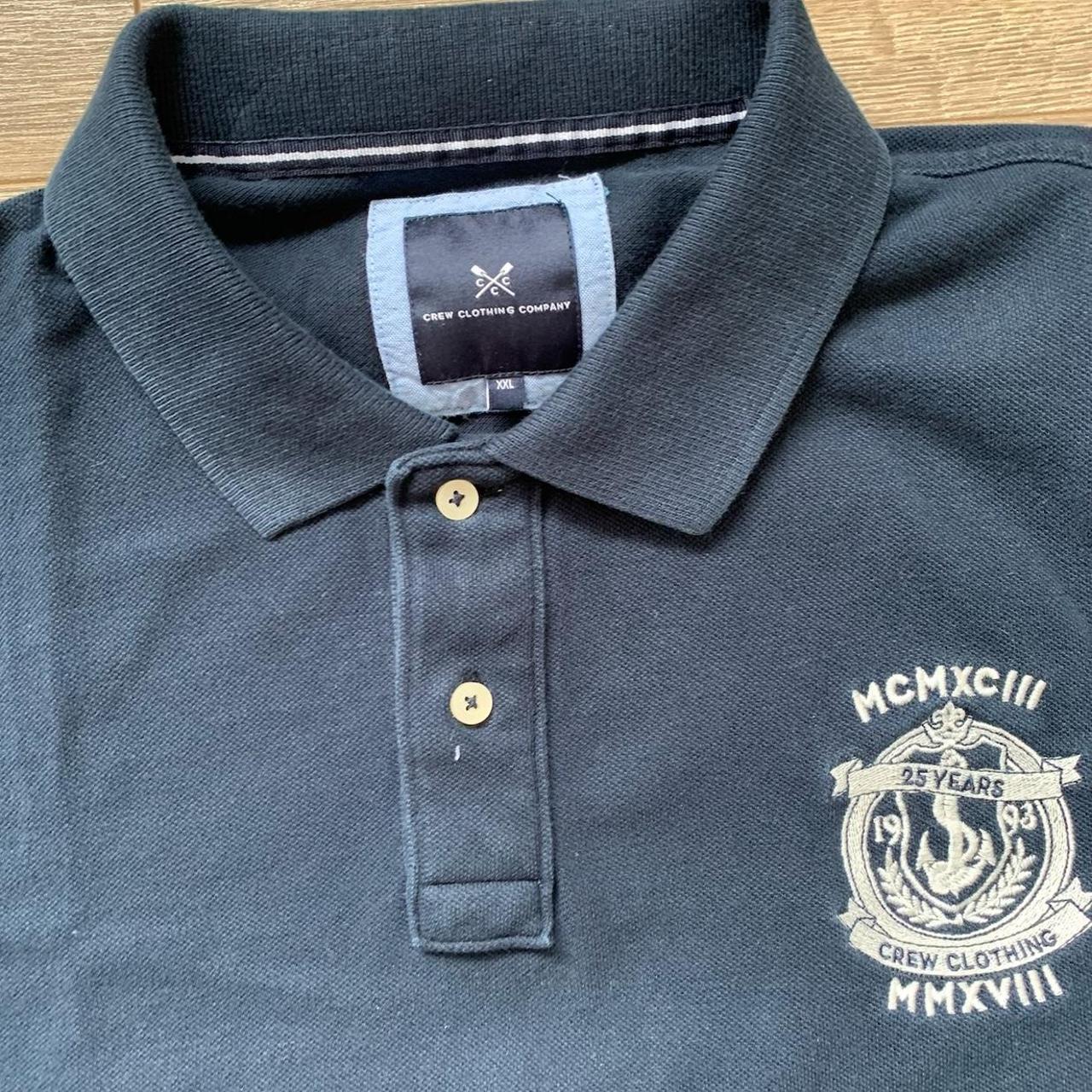 Navy Crew Clothing Company Polo Shirt 00s Depop