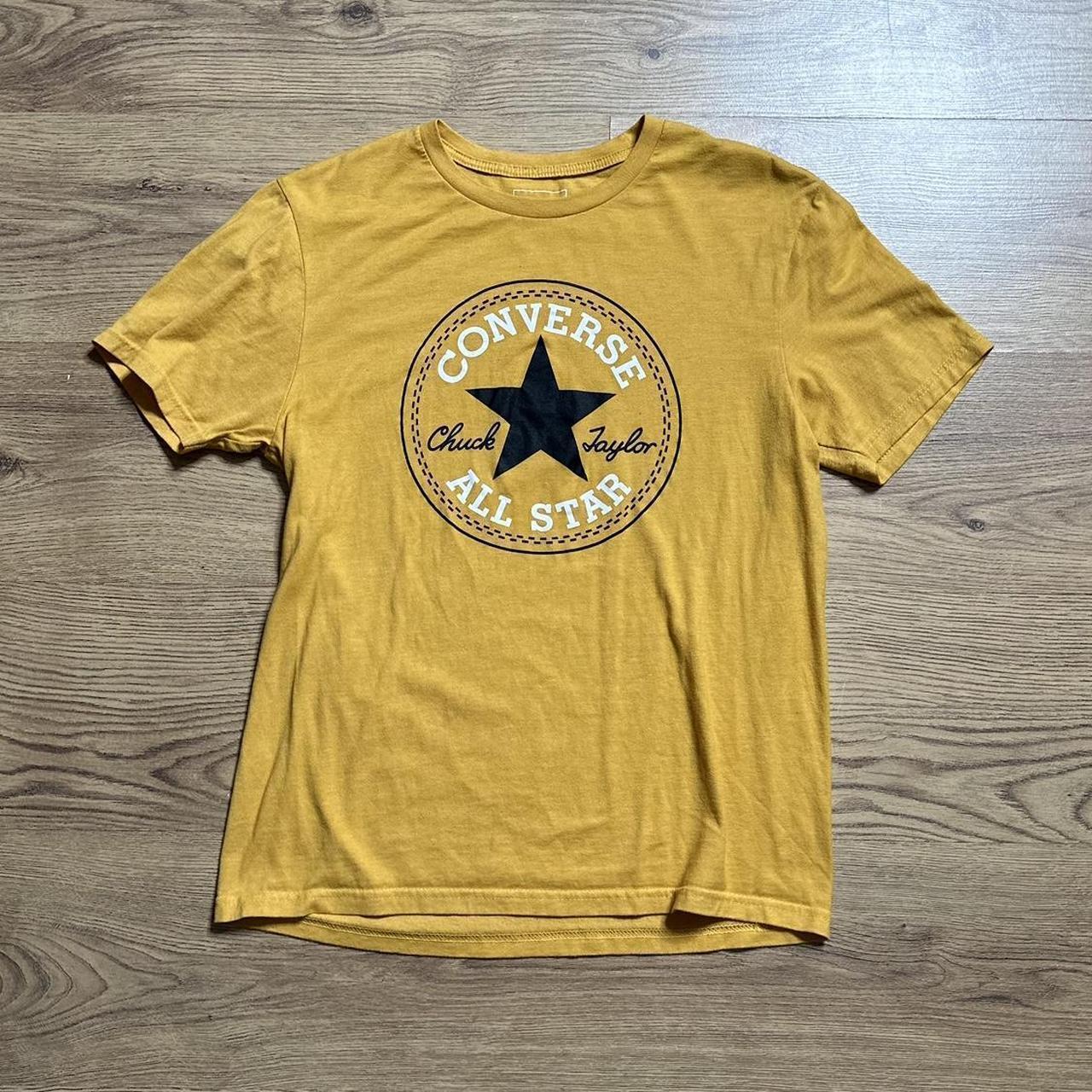 Converse yellow shirt online