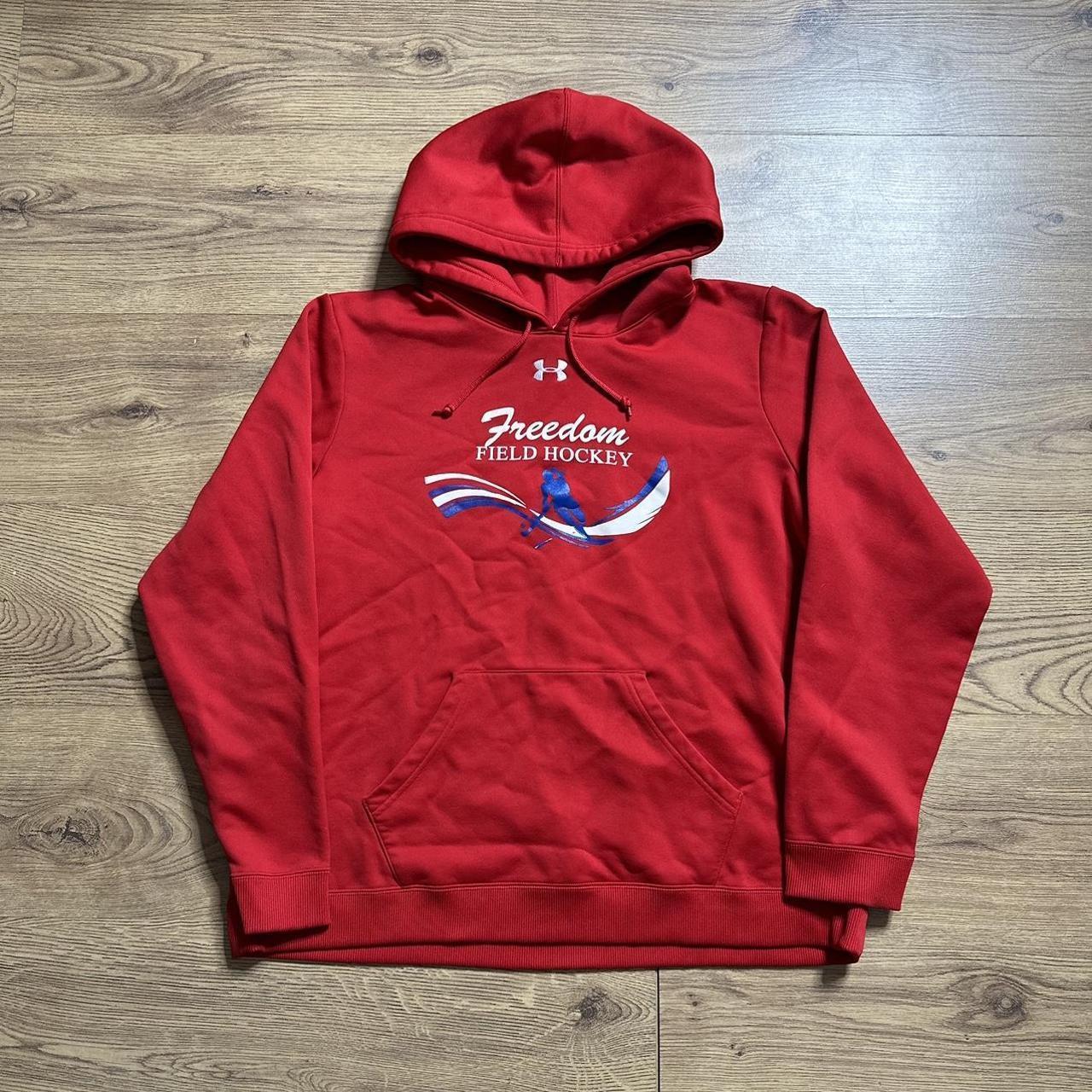 Red Under Armour Hoodie 00s Casual Freedom Field. Depop