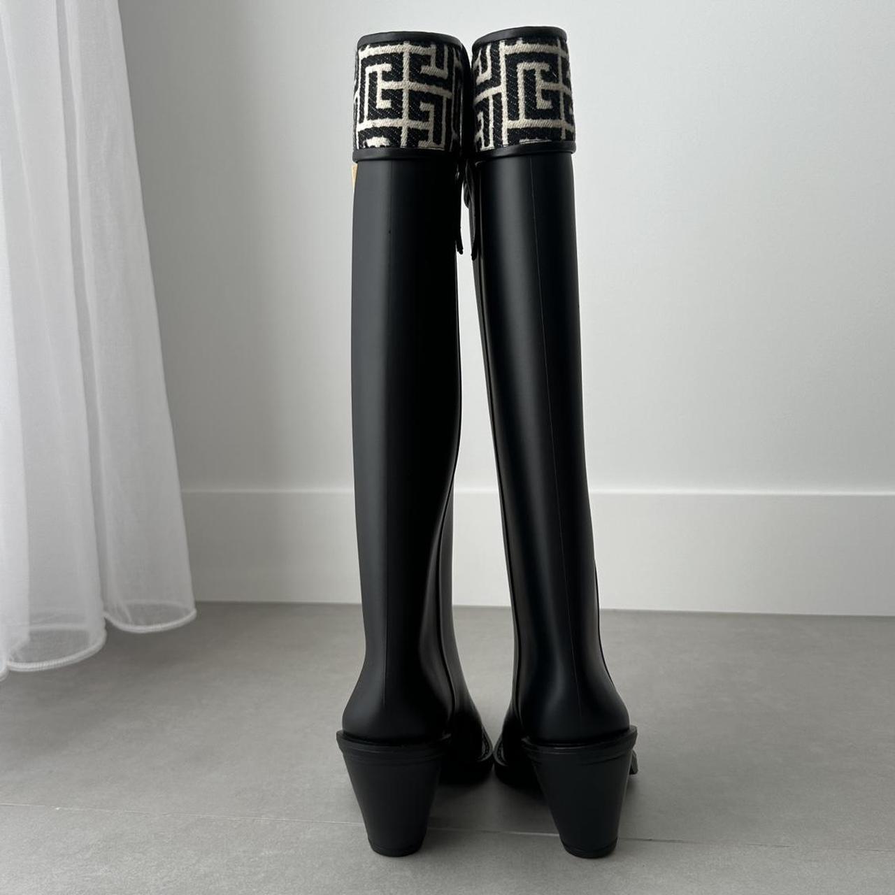 Balmain fashion white boots