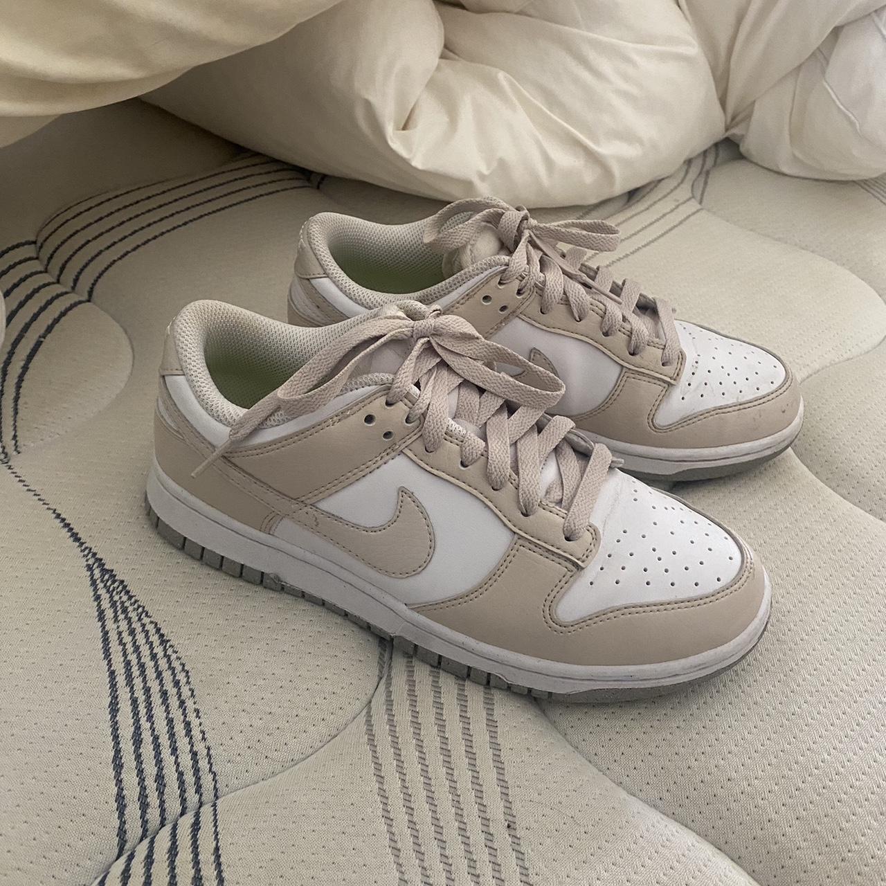 Nike Dunk Lows - Next Nature 'white cream' Womens... - Depop