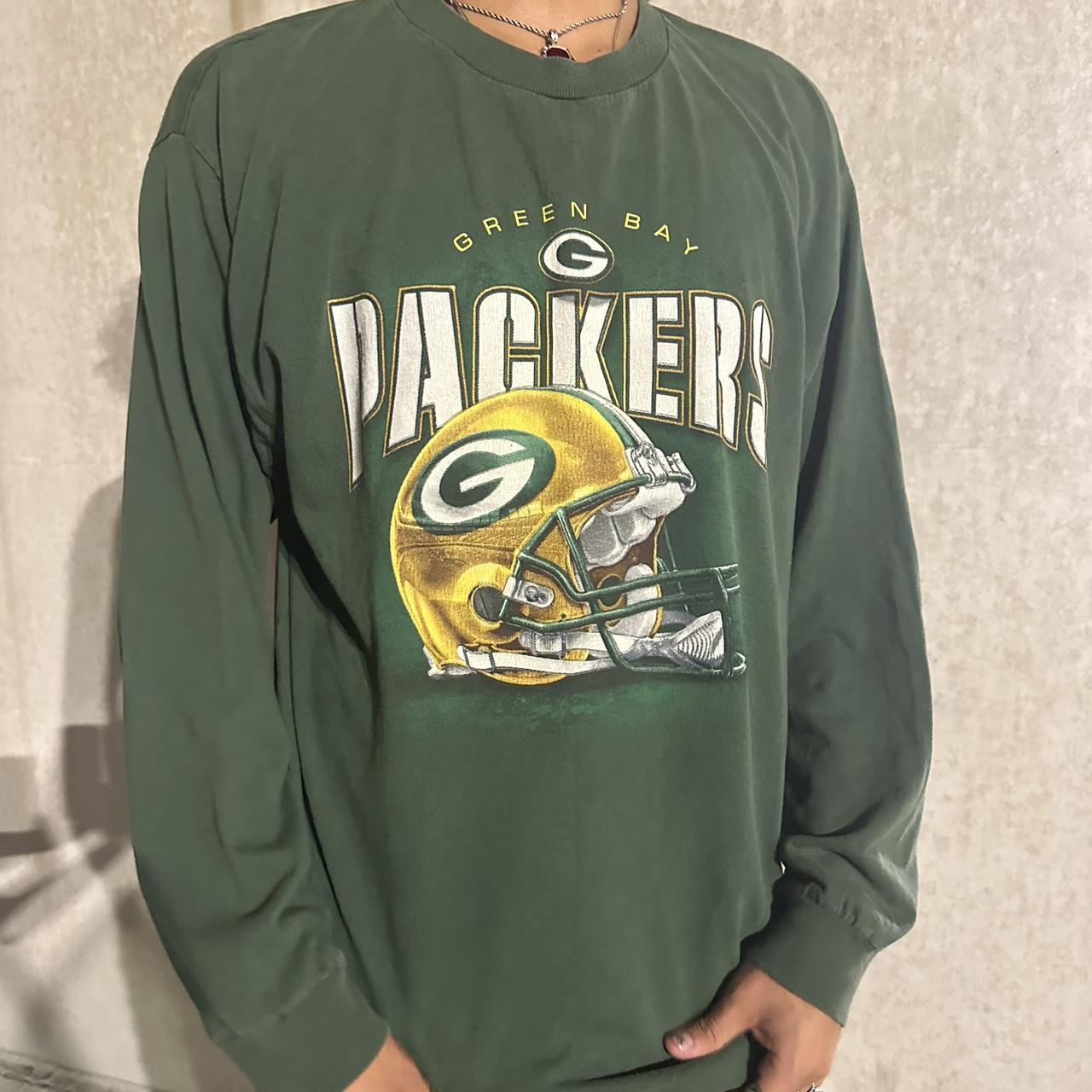 NFL Football Green Bay packers helmet Longsleeve - Depop