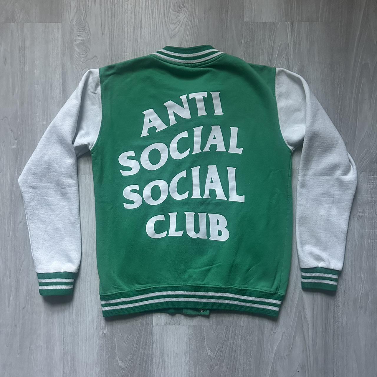 Anti social social club assc dropout letterman logo... - Depop