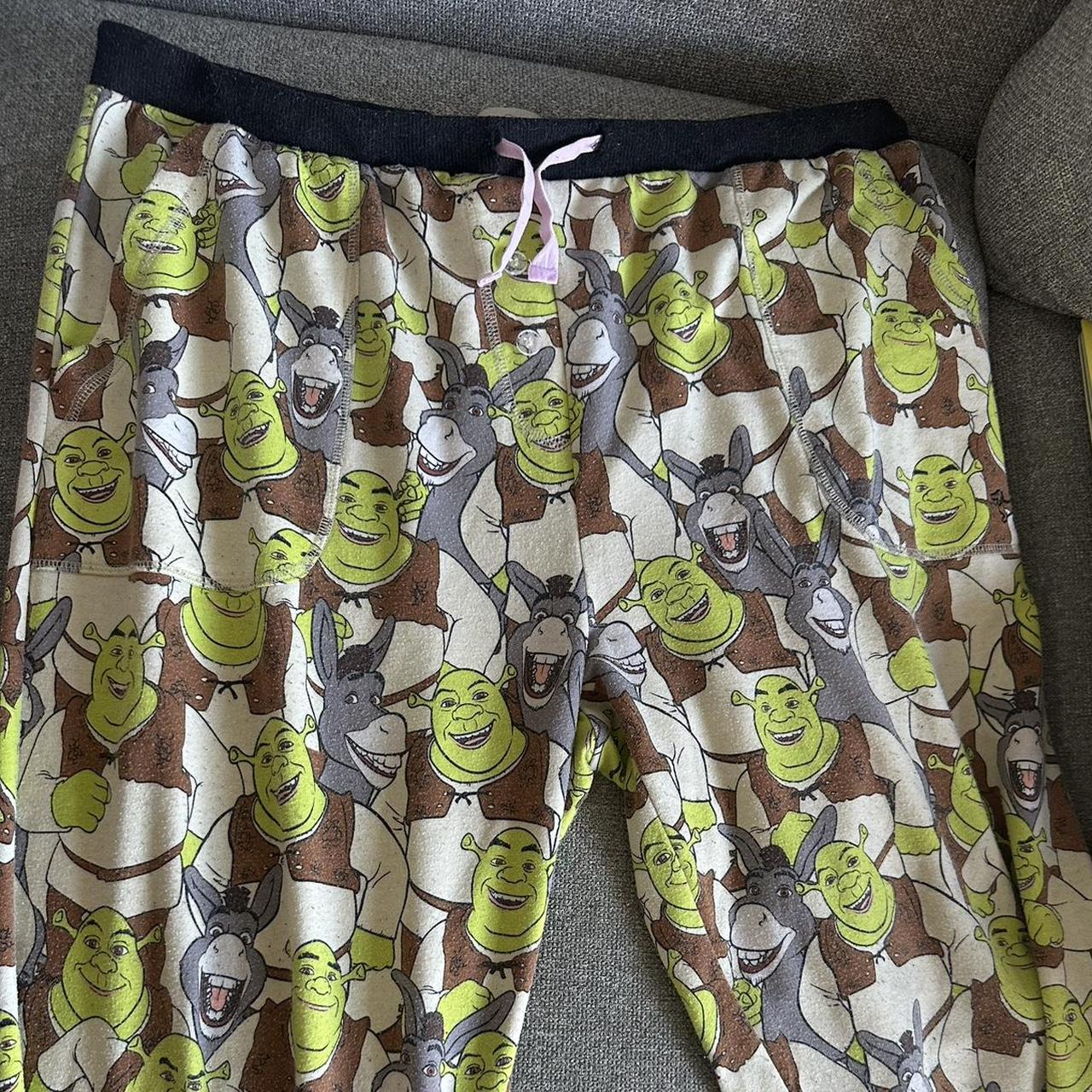 Peter Alexander shrek pj pants. Worn a couple of... - Depop