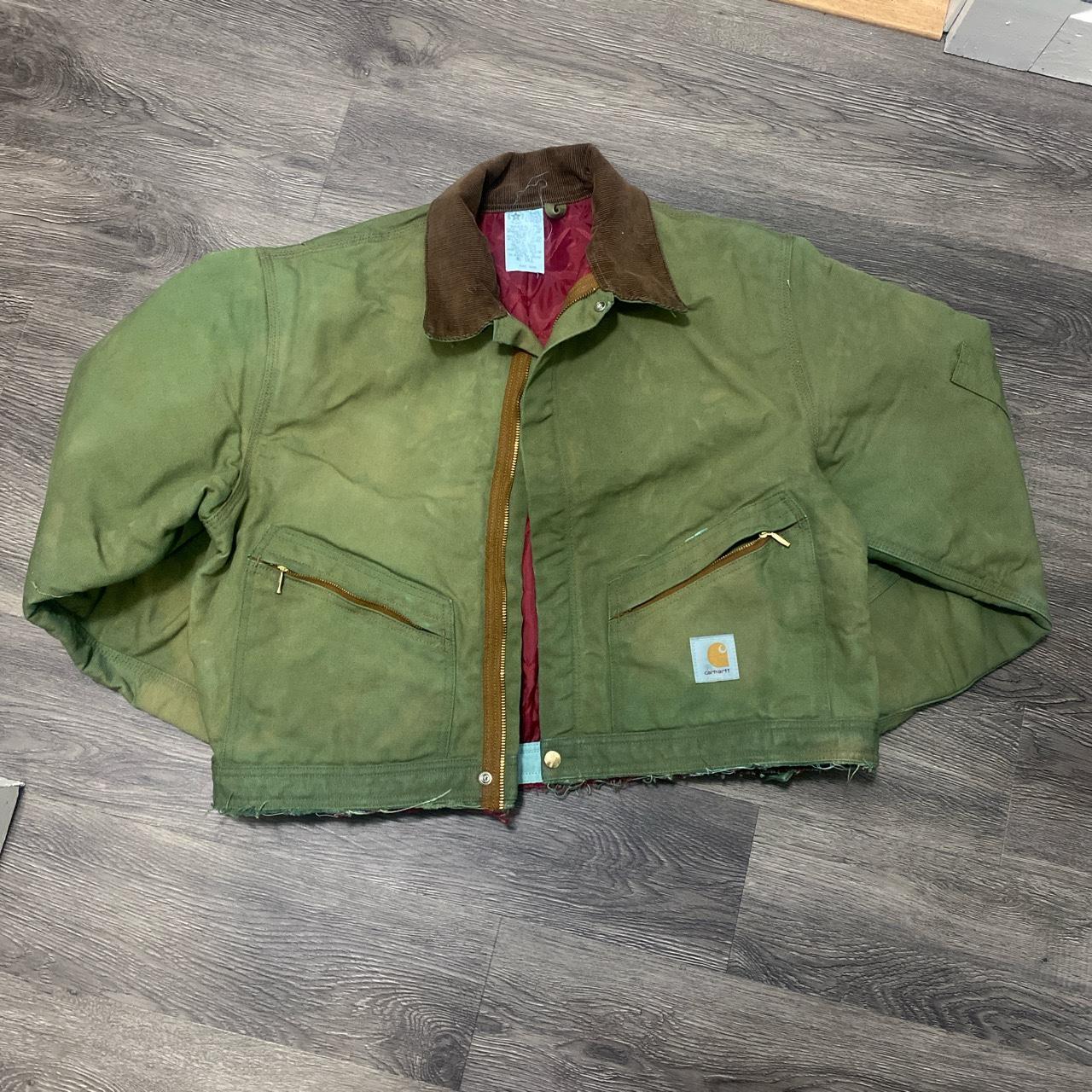 Carhartt Men's Green Jacket | Depop