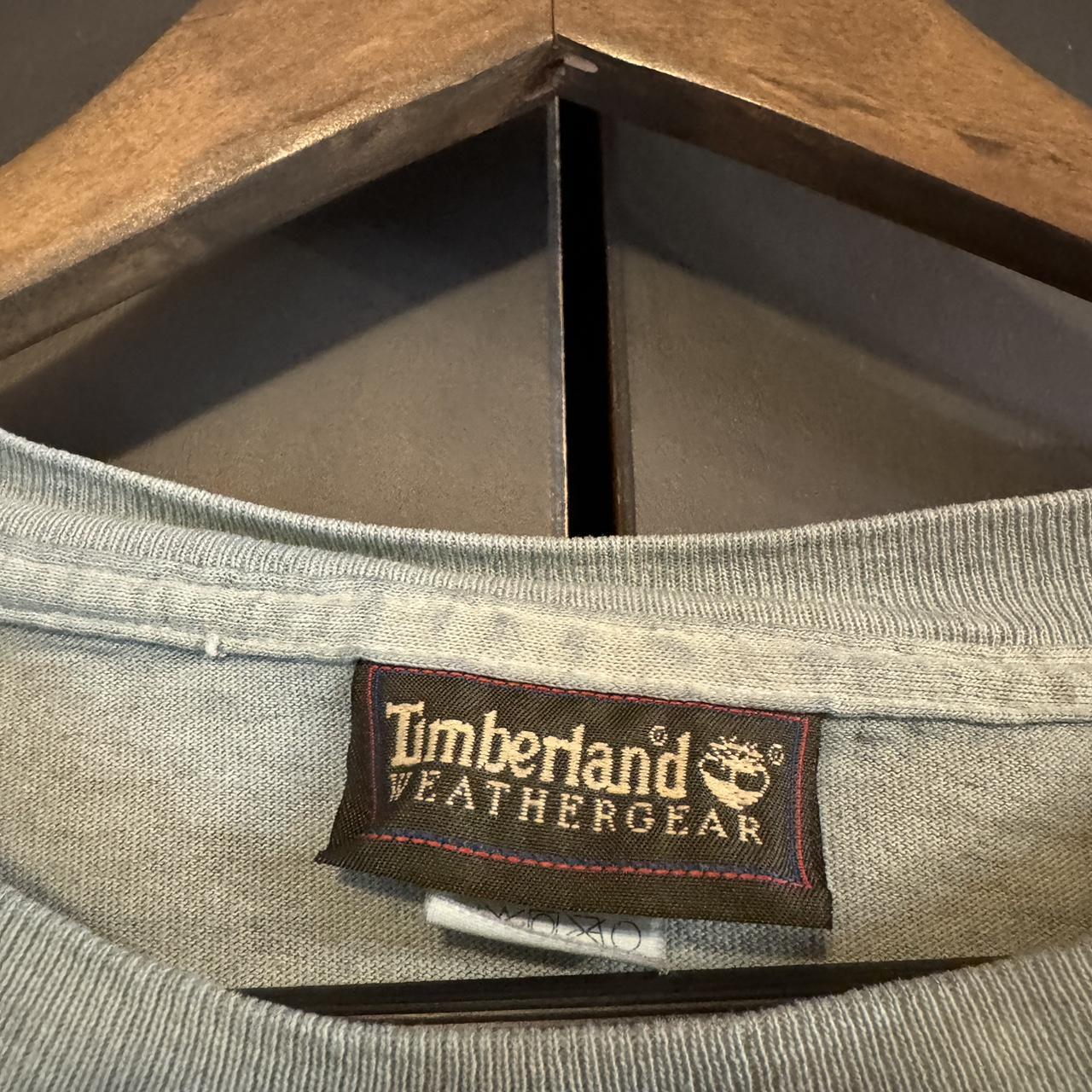 VINTAGE Double Sided 90s Timberland Promo Rare | Depop
