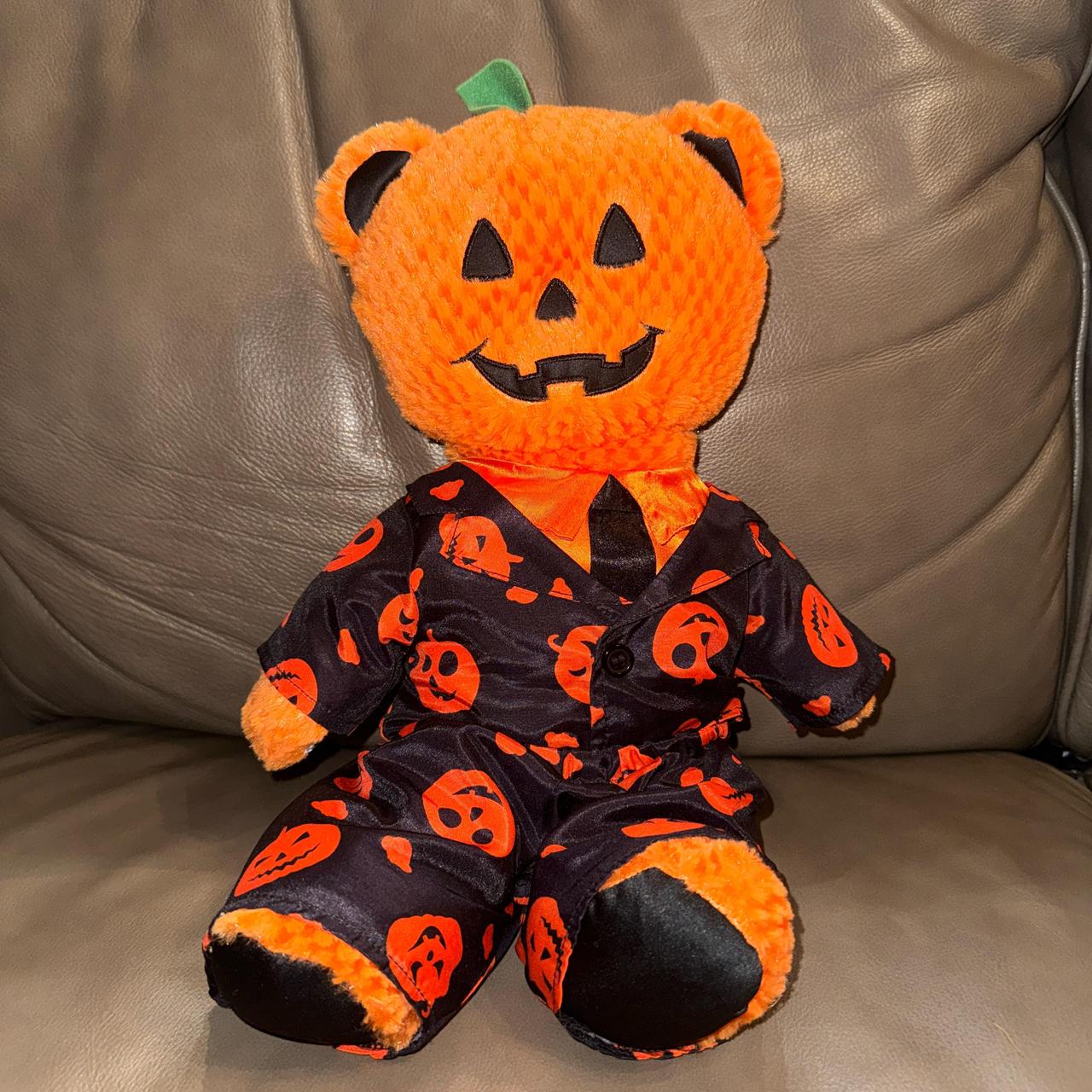 Build a Bear Plush Pumpkin Glow Orange discount Halloween Jack o Lantern