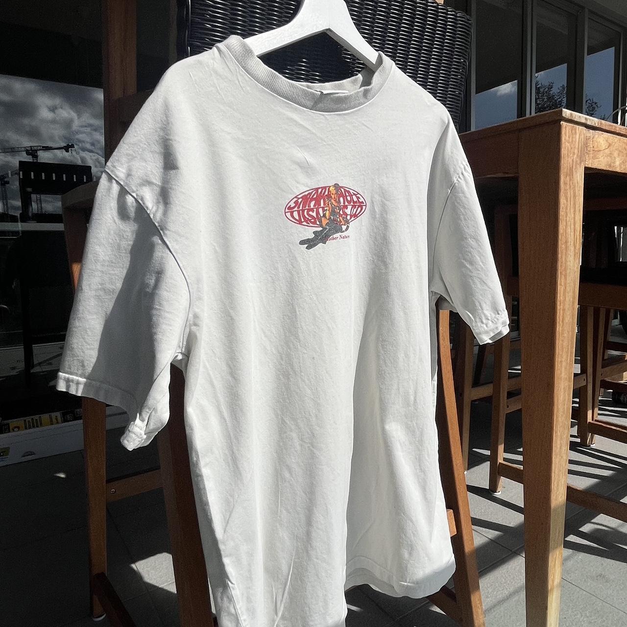 White T with graphic - Depop