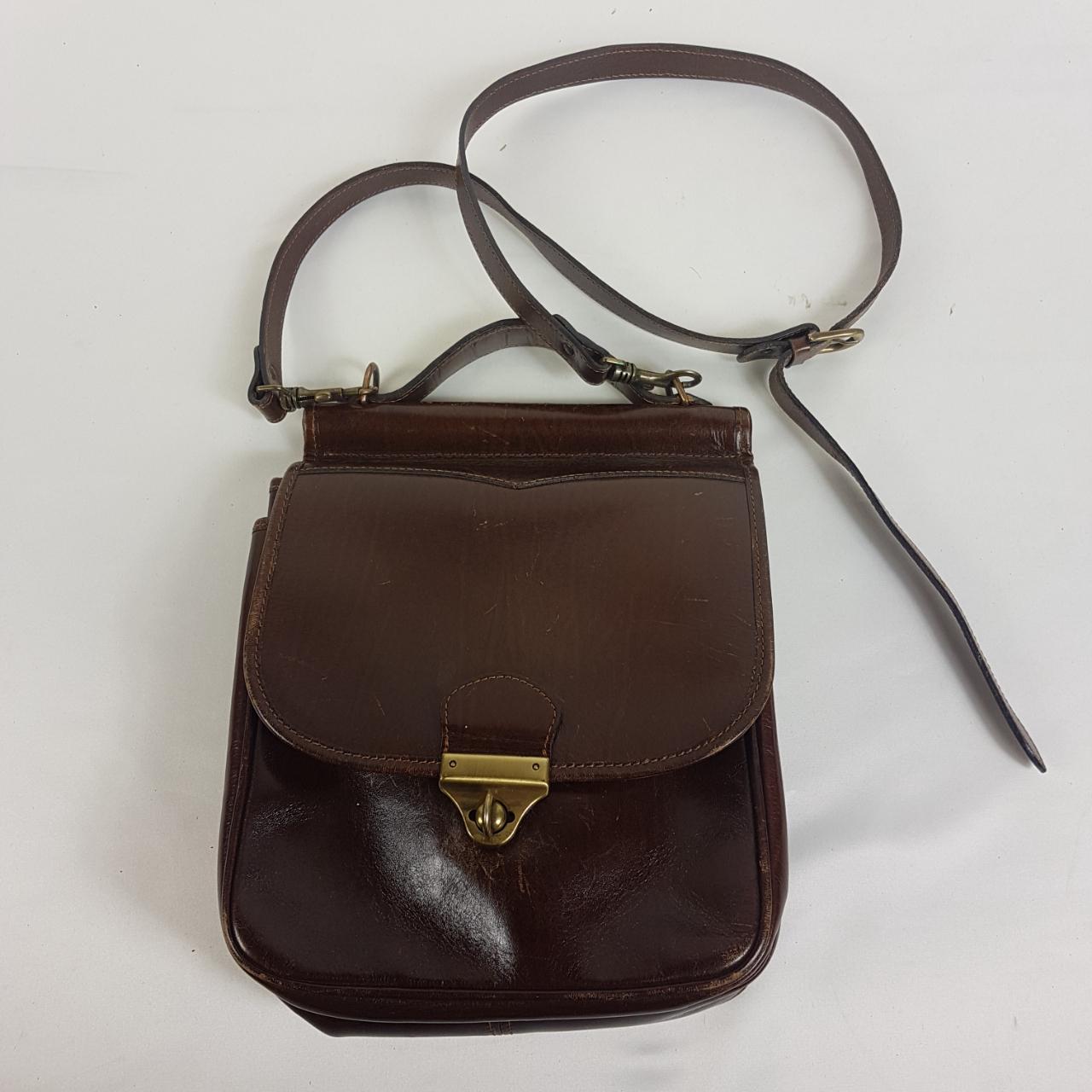 Vintage Russell & Bromley Brown Leather Small - Depop