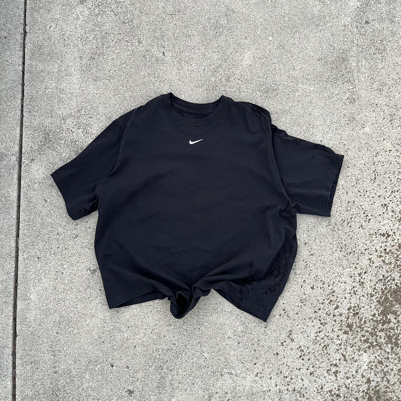 nike shirt logo in middle