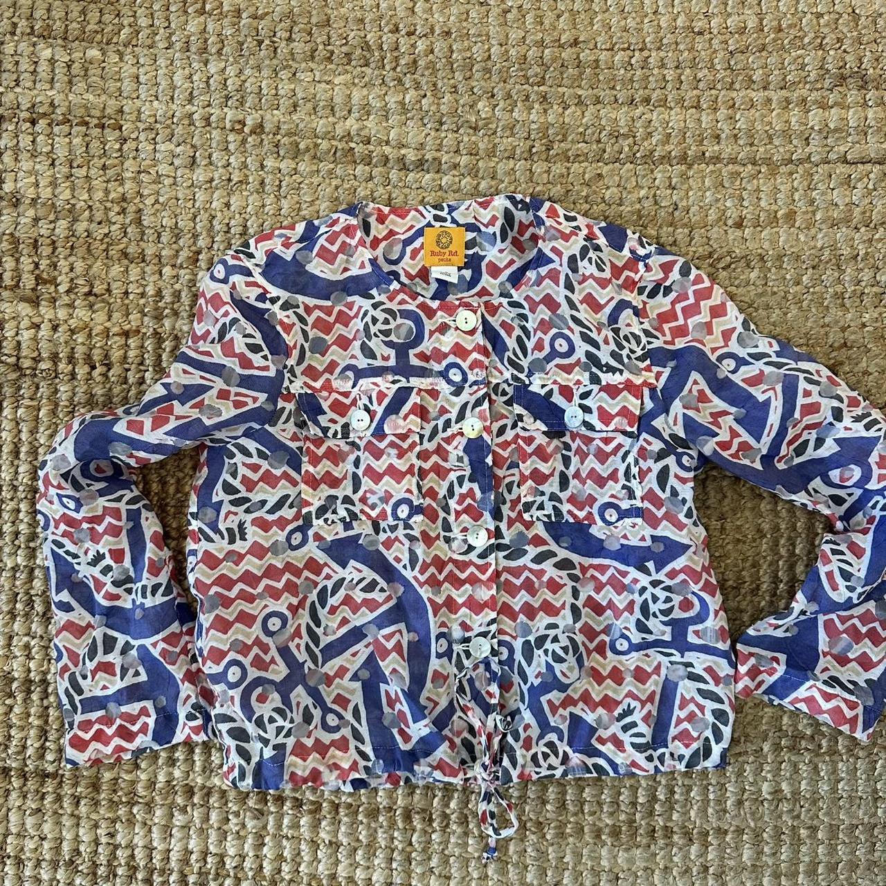 Ruby Rd. Women's Blouse - Multi – Ruby Rd Blazer … - image 1