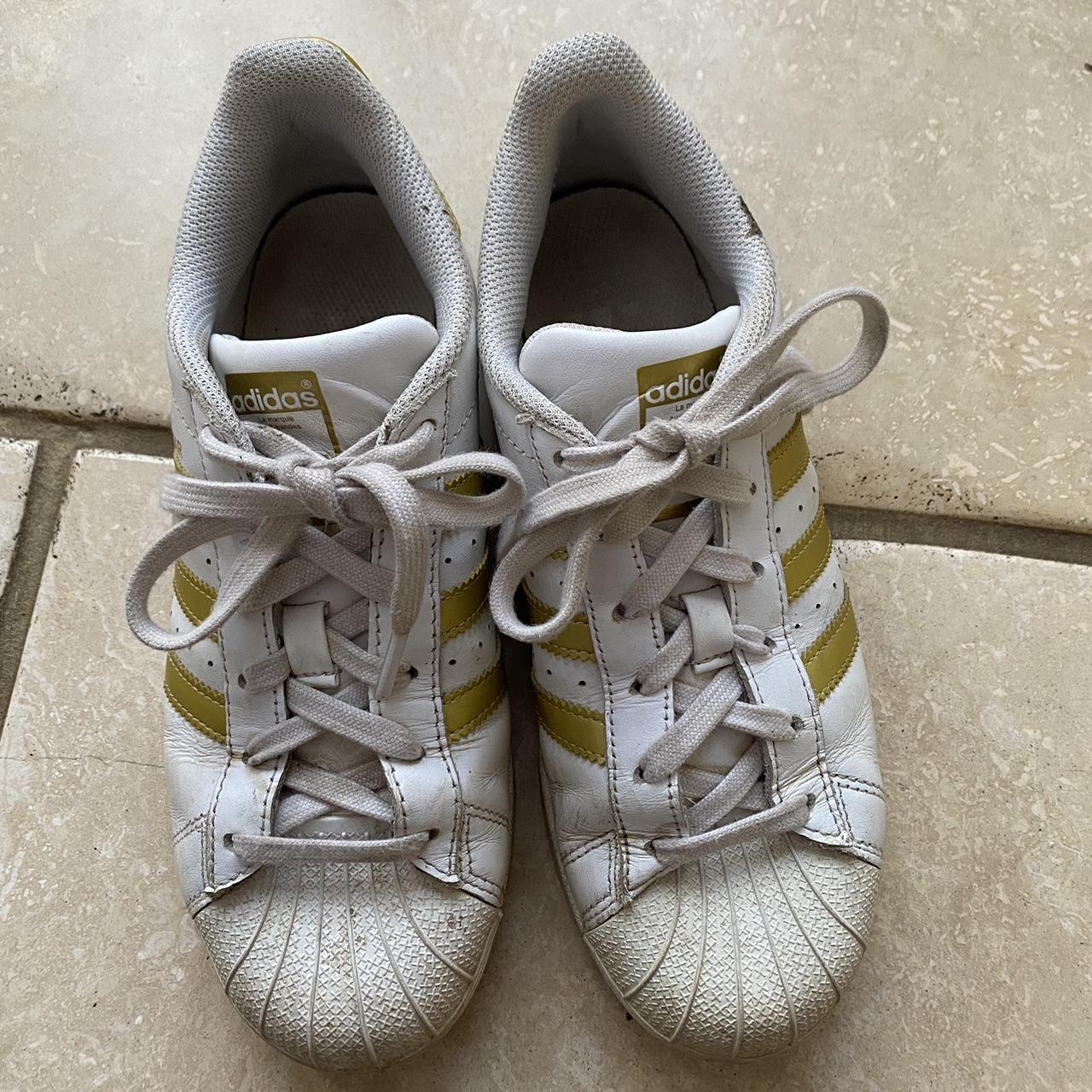 Adidas Superstar Gold shoes- size UK5. Good... - Depop