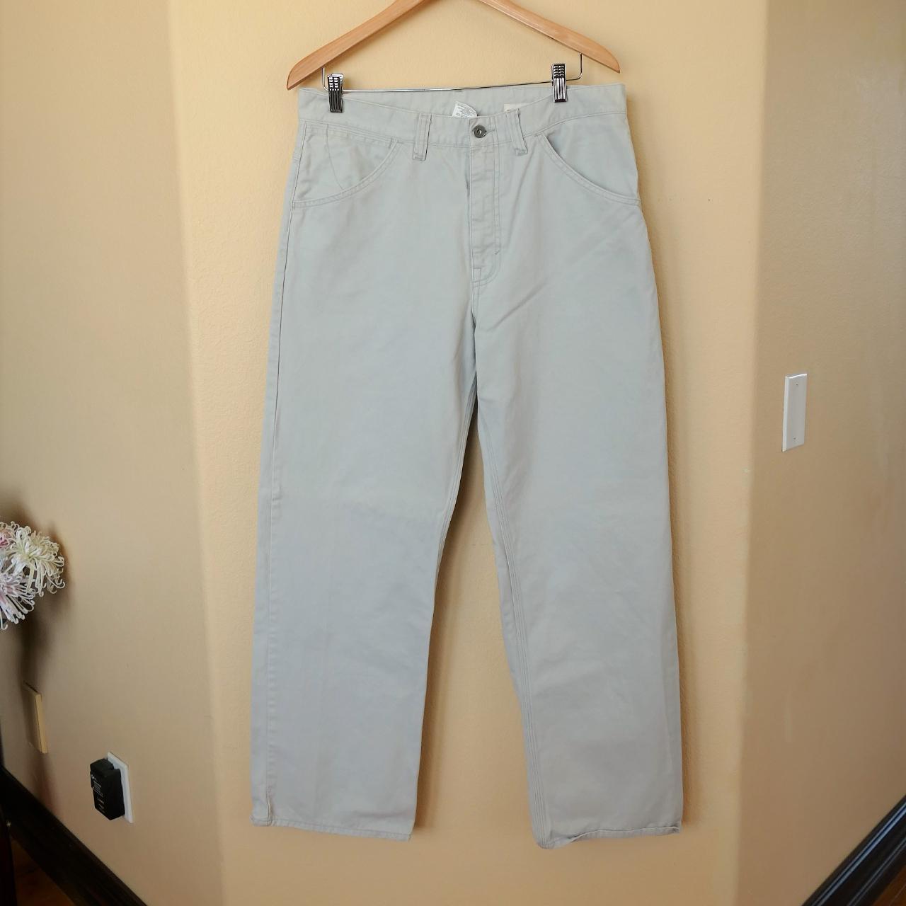 Gap Men's Cream Jeans Depop