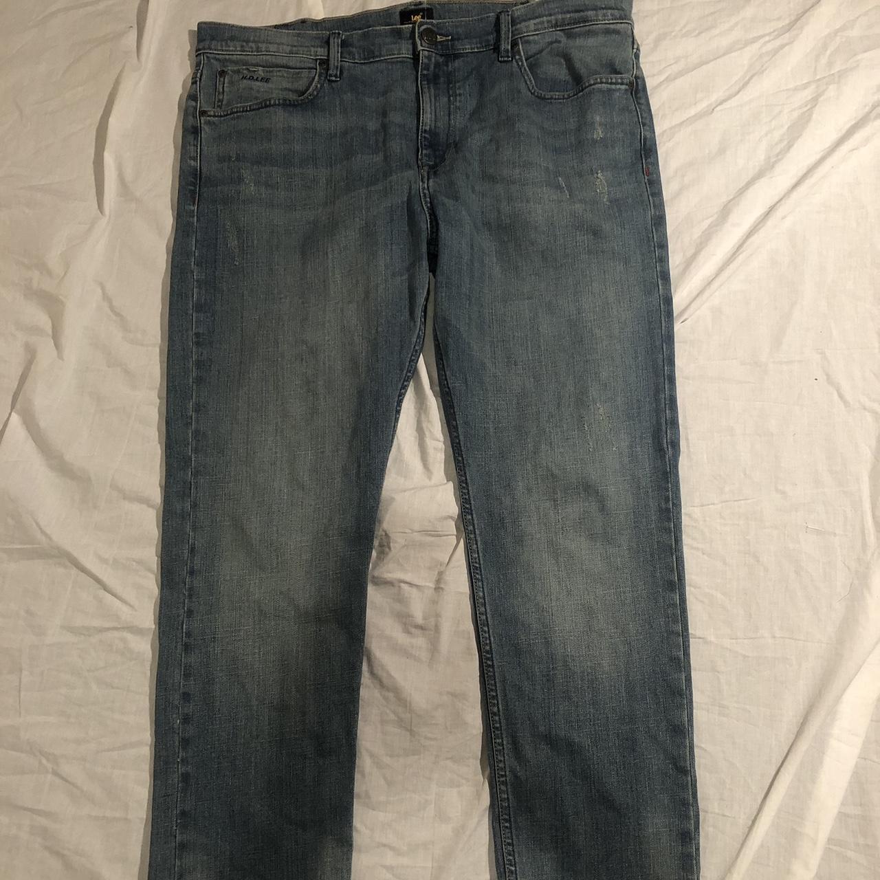 Lee Light Wash Jeans Pair of Lee Jeans in a light... - Depop