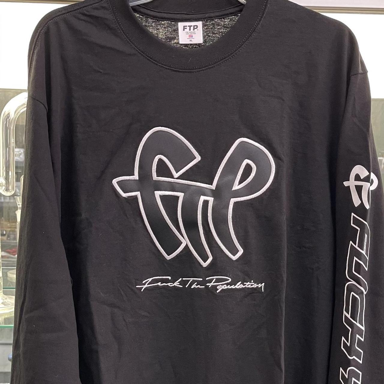 Fuck the Population FTP F.U. Long Sleeve size... - Depop