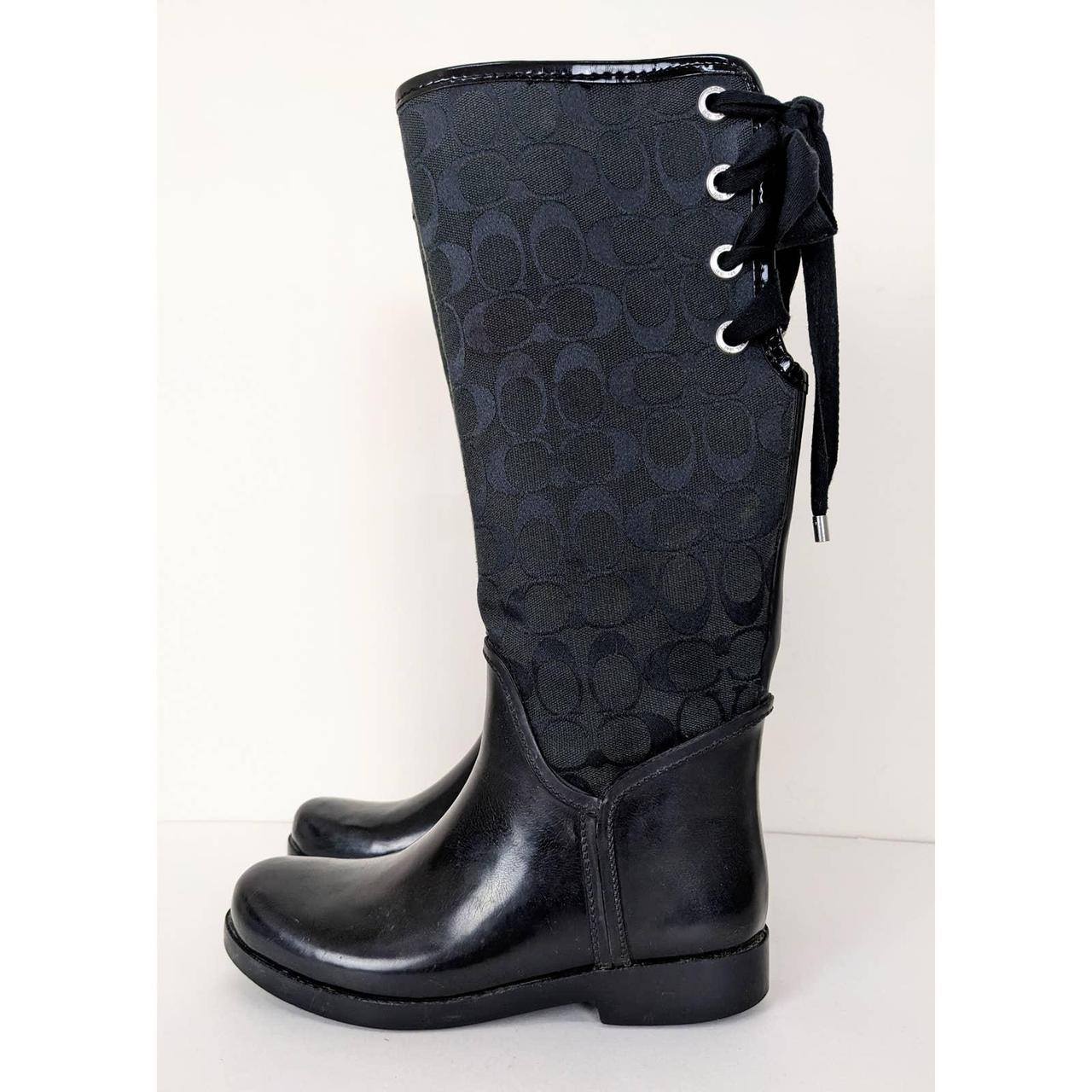 Tristee Rain Boots From Coach - Rubber Uppers With... - Depop