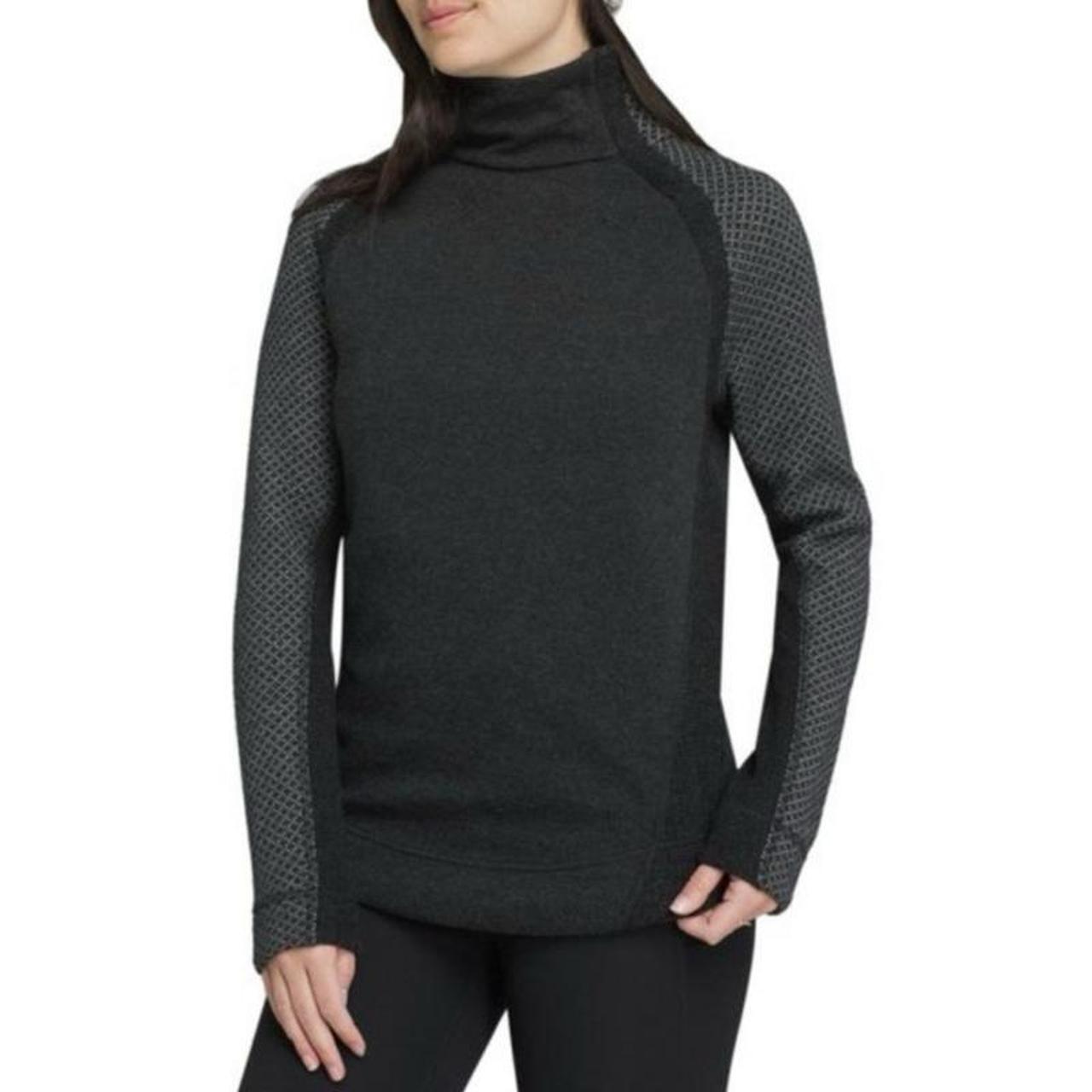 Prana Brandie Sweater Mock neck with side snap