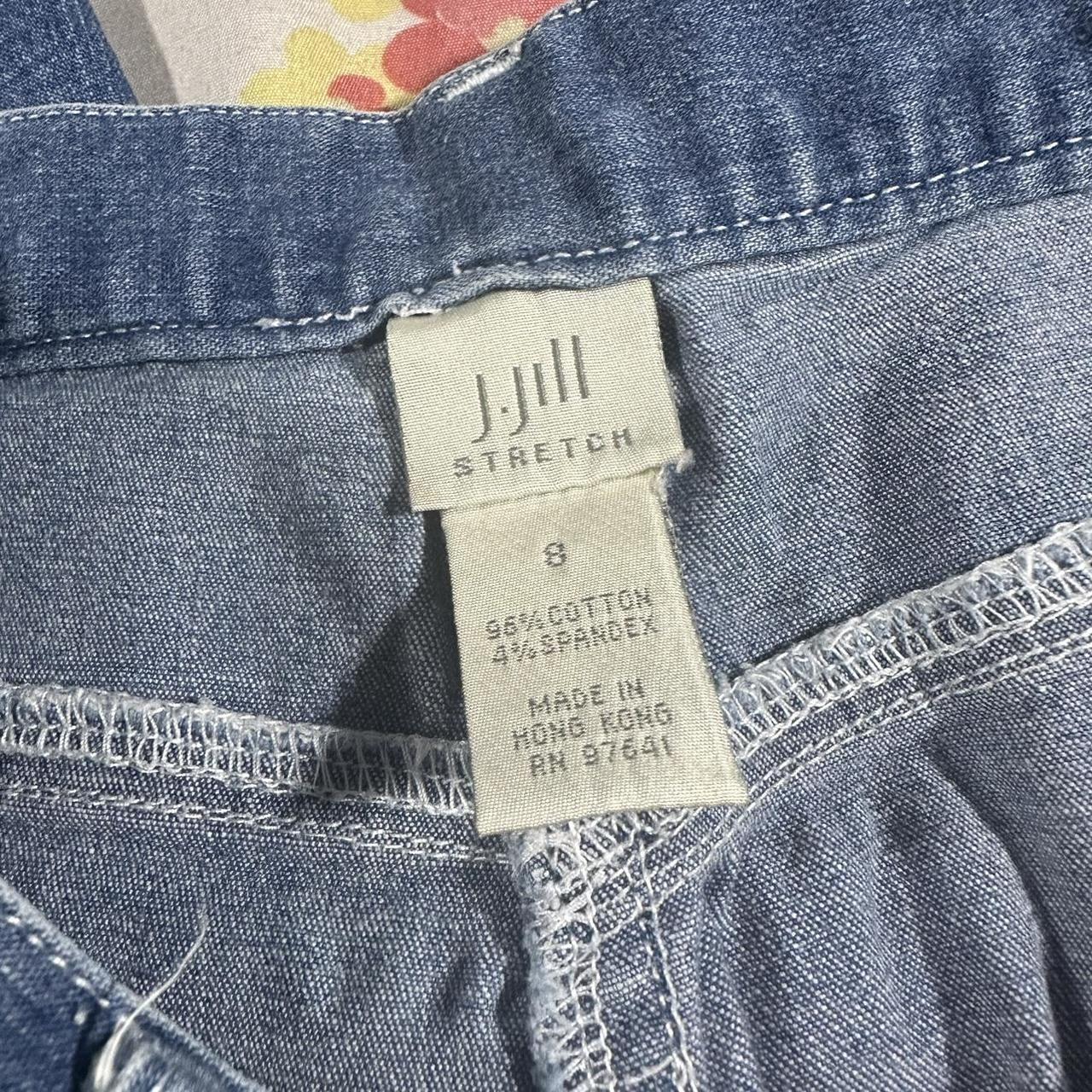 J. Jill Blue Denim Jeans Women size 8 stretch - Depop