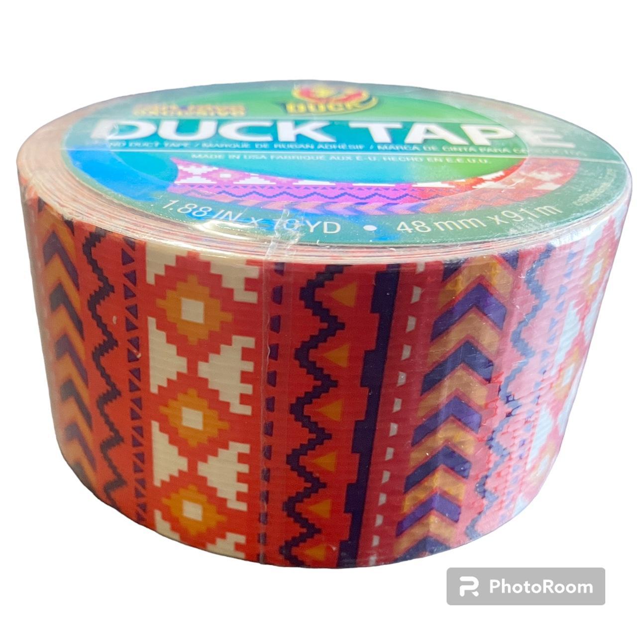 Autumn Tribal Pattern Duct Tape 1.88” x 10 yards By - Depop