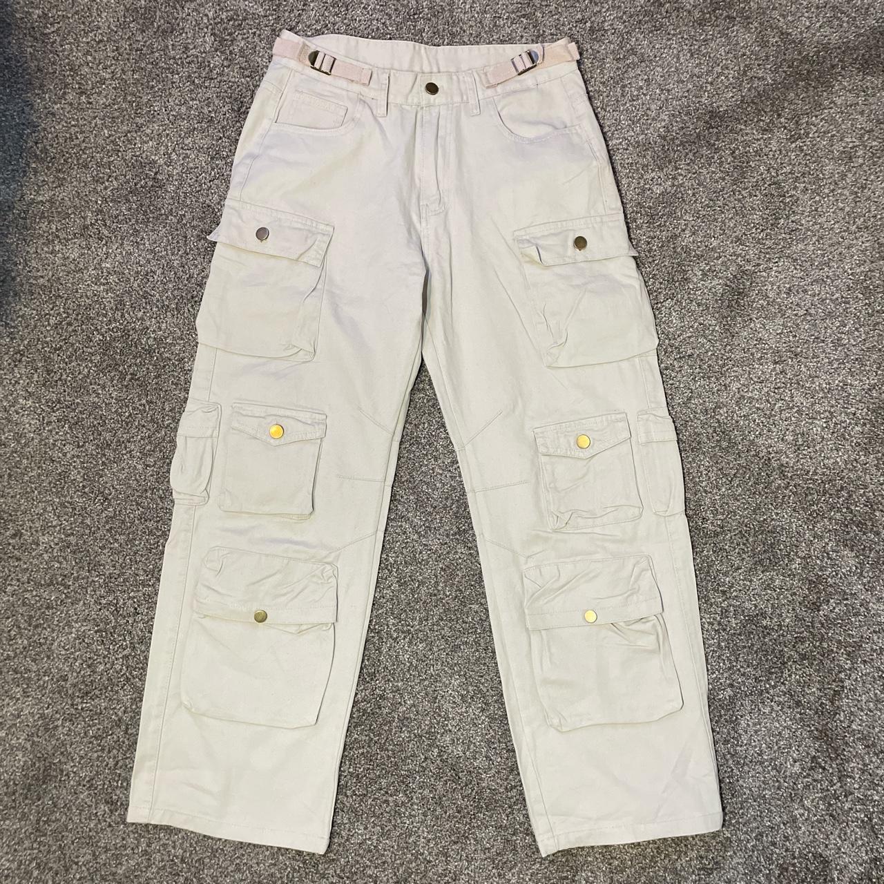 Men's Cream Jeans | Depop