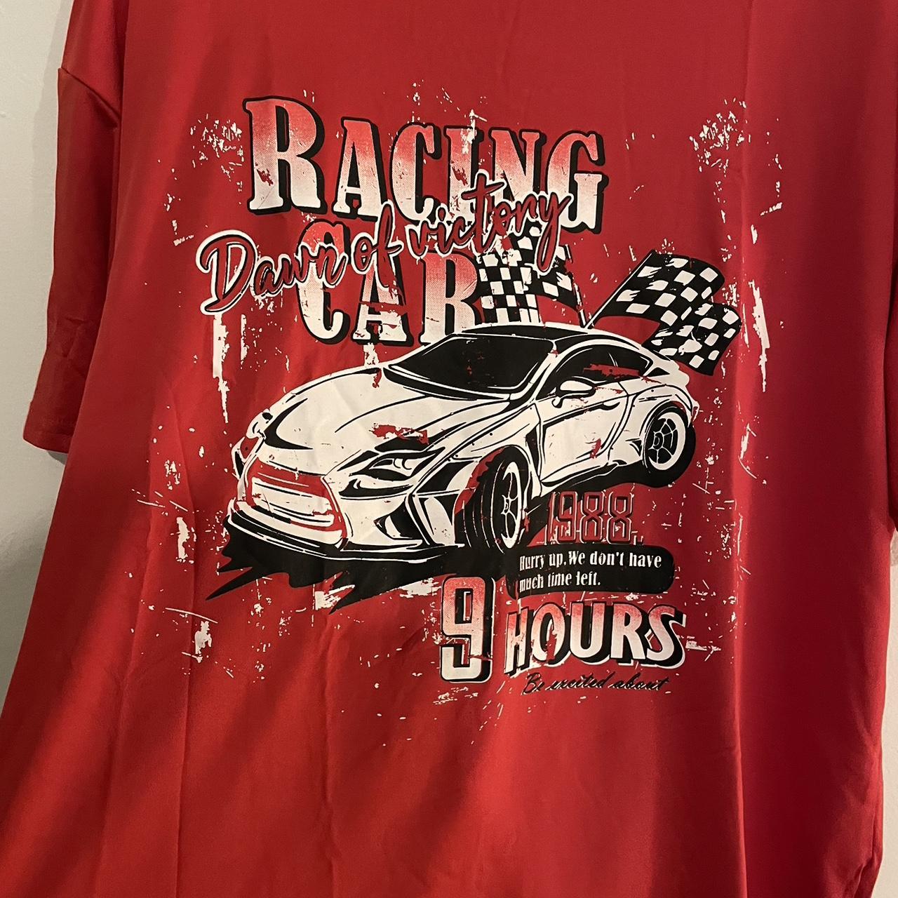 Race Car Graphic Tshirt Perfect condition, never... Depop