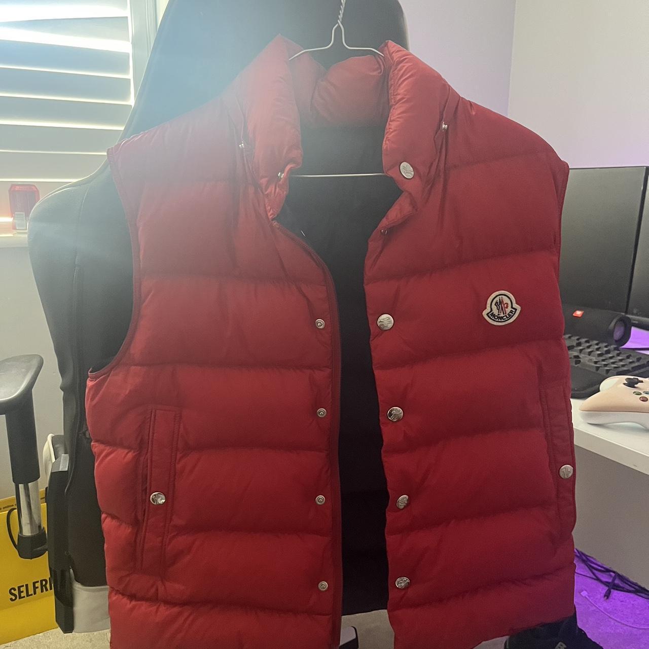 Rare moncler gilet fully authentic, size 2, comes... - Depop