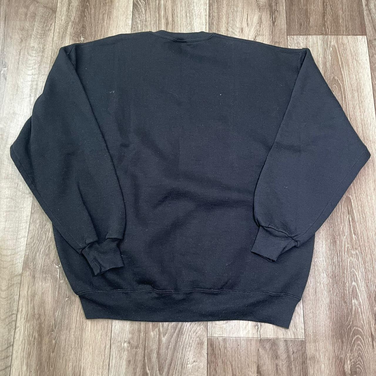 Jerzees Men's Black Sweatshirt | Depop