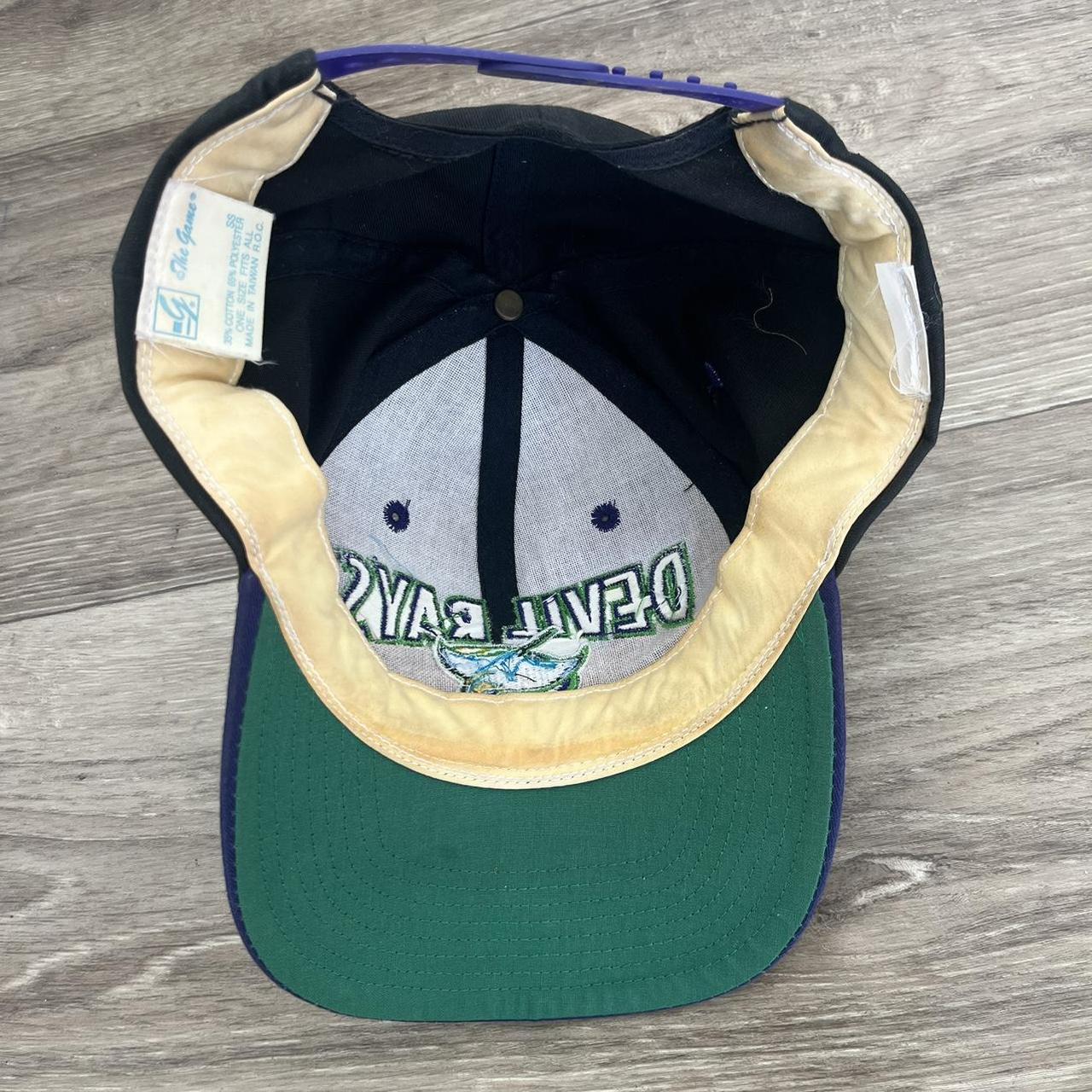 Vintage 90s Tampa Bay Devil Rays Baseball Hat Cap - Depop