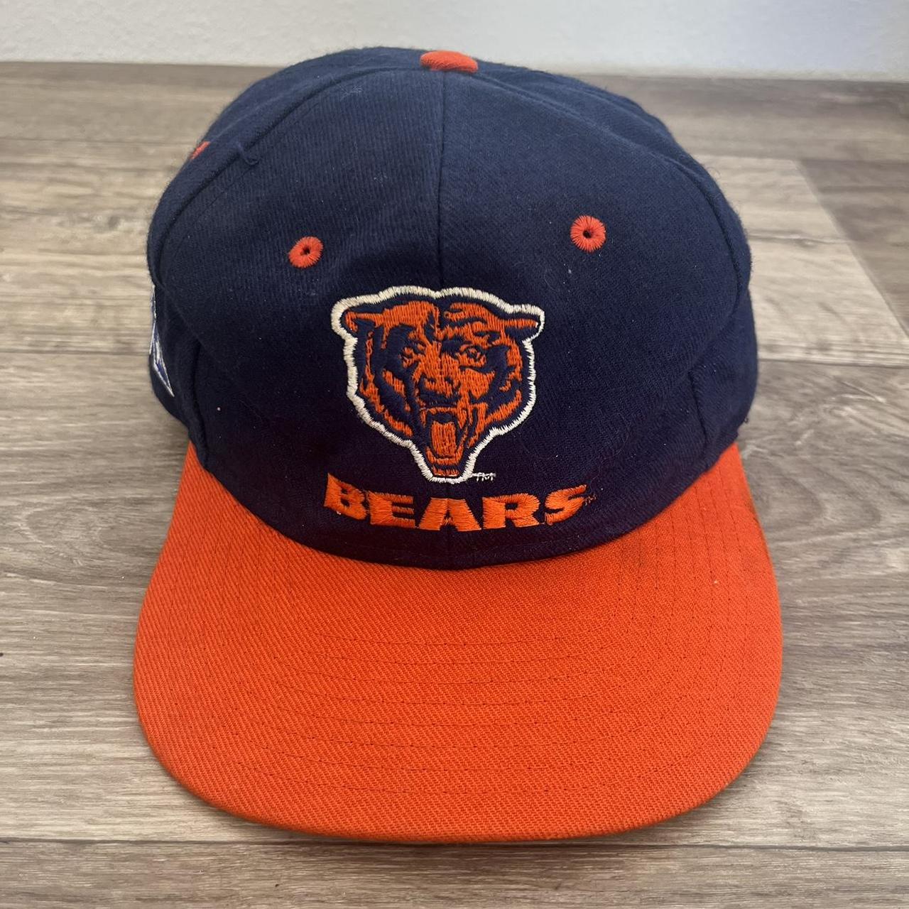 Official NFL Football Chicago Bears Vintage Snapback Hat Used