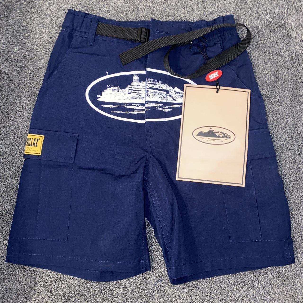 Cortiez Cargo Shorts Crtz RTW Colour: Navy Size:... - Depop