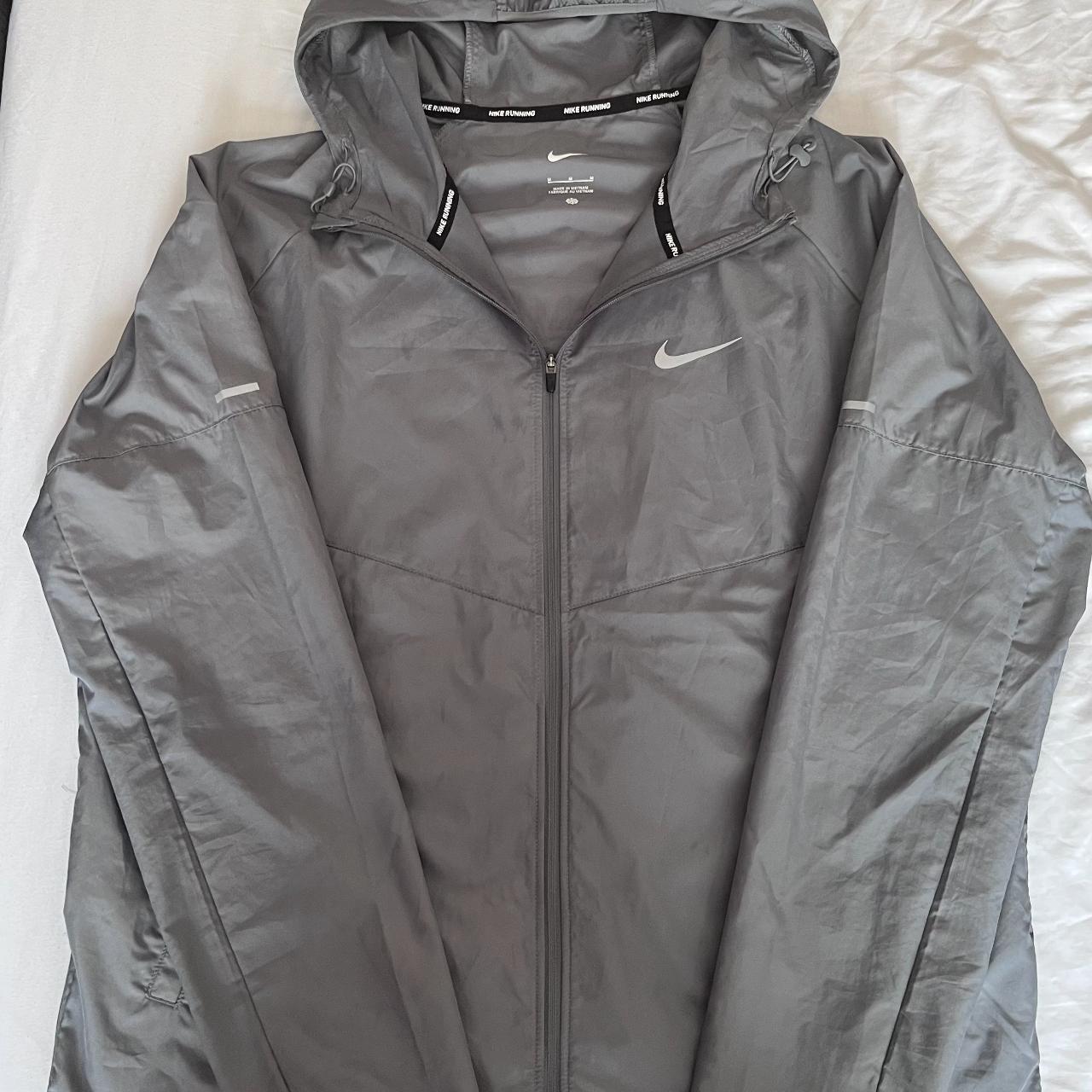 Mens Nike Grey Windrunner Size Medium Good... Depop