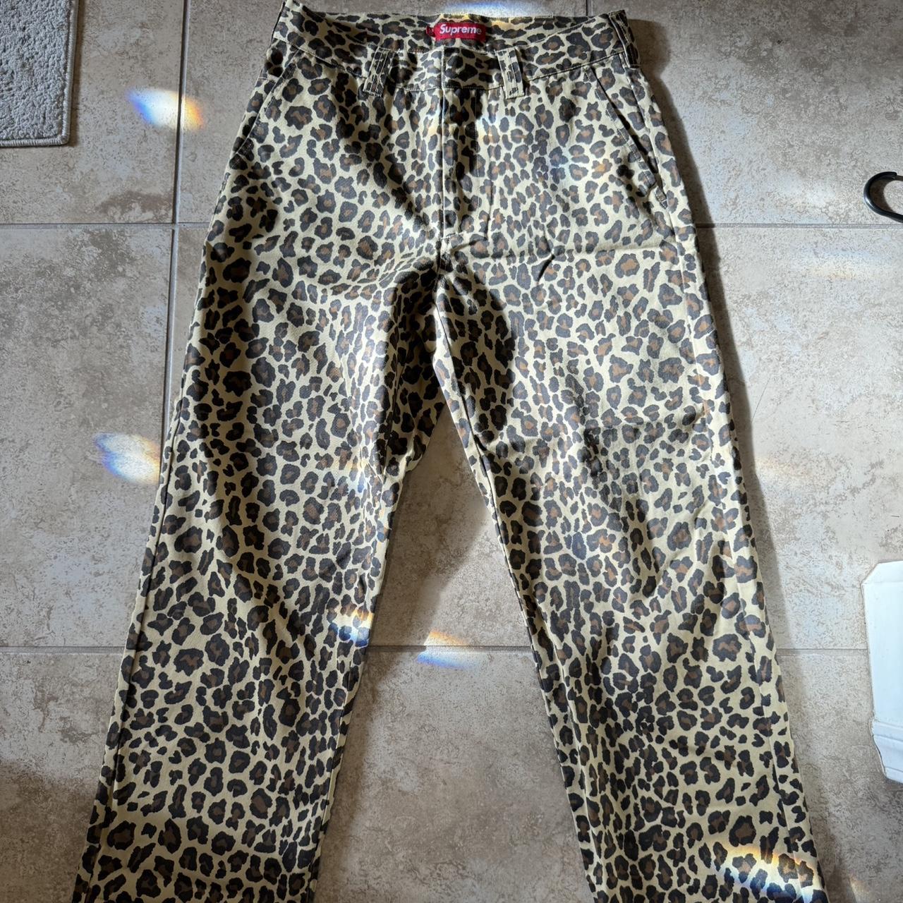 Supreme Toy Machine Supreme Leopard Pants Supreme X Toy Machine