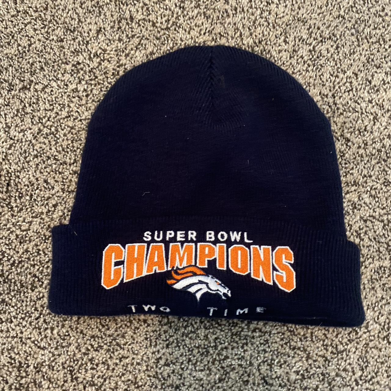 Denver Broncos SUPER BOWL 50 CHAMPS Knit Beanie Hat