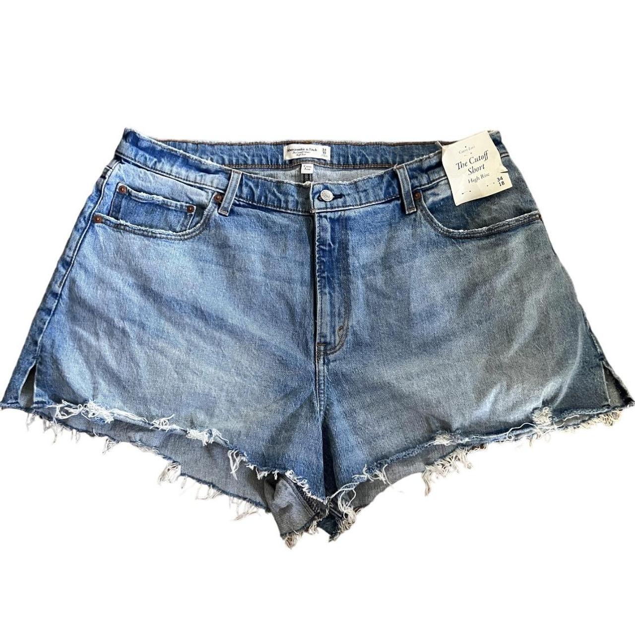 Abercrombie & Fitch The Cutoff Shorts High Rise Size... - Depop