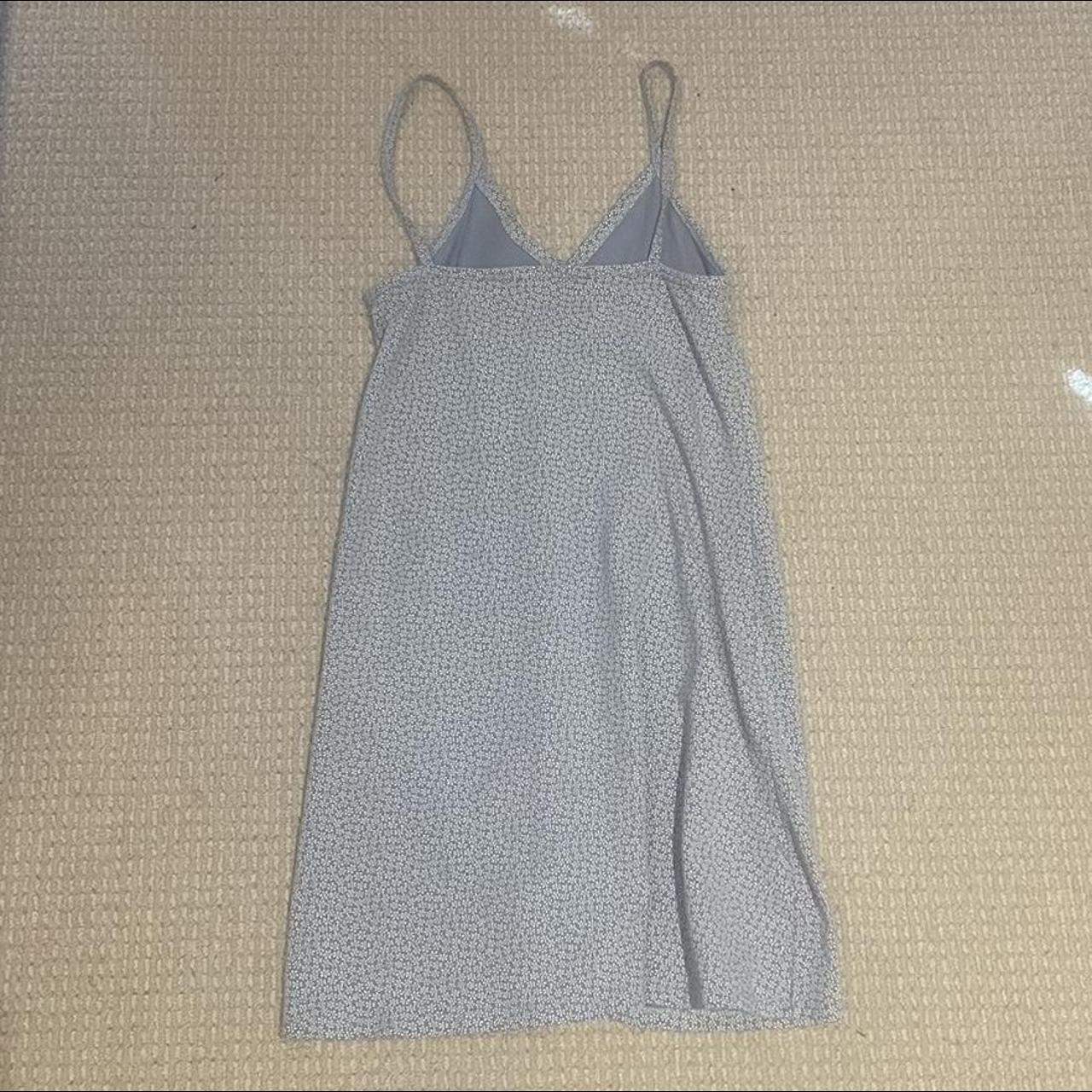 Brandy Melville blue floral amara dress. One size - Depop