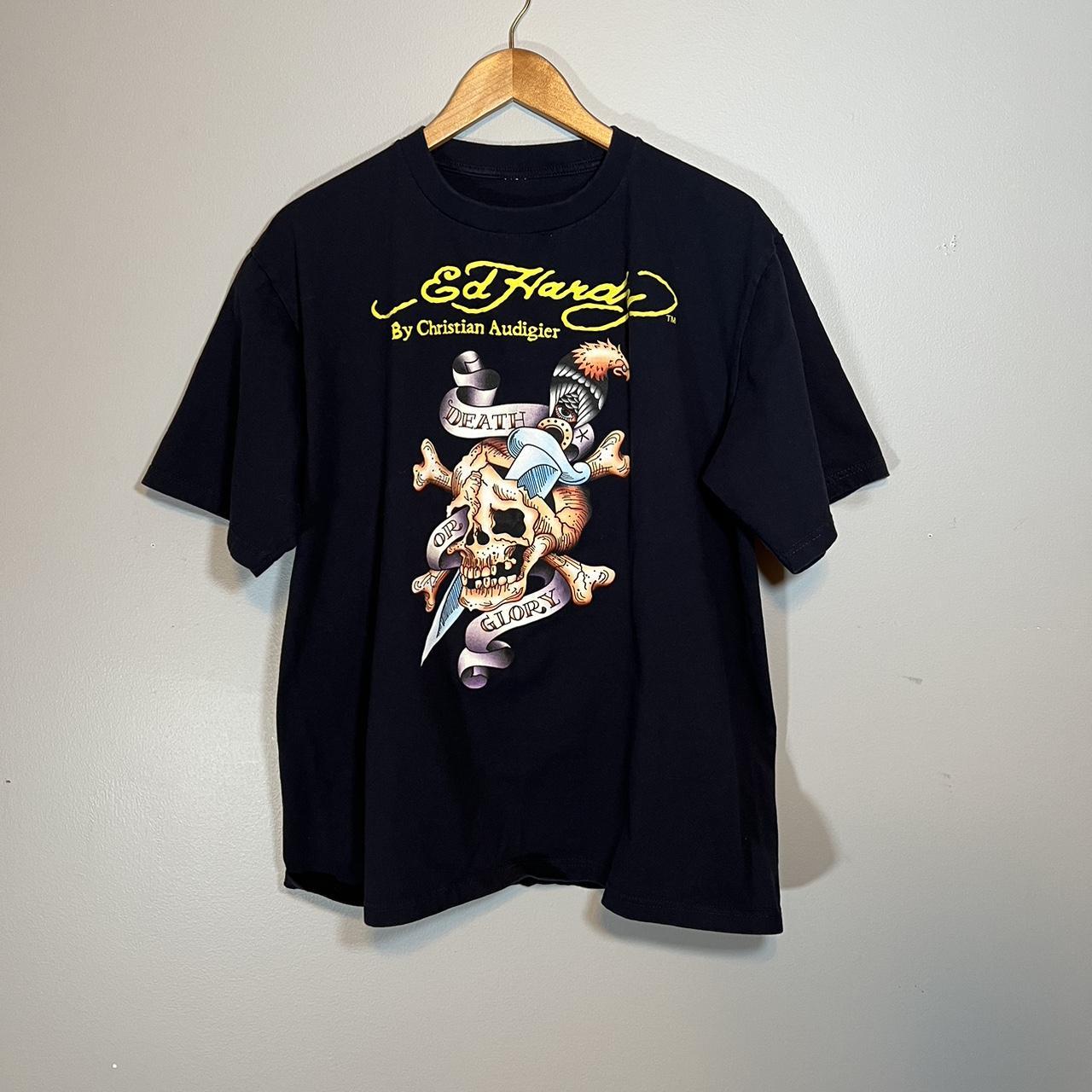 Ed Hardy Men's T-shirt | Depop