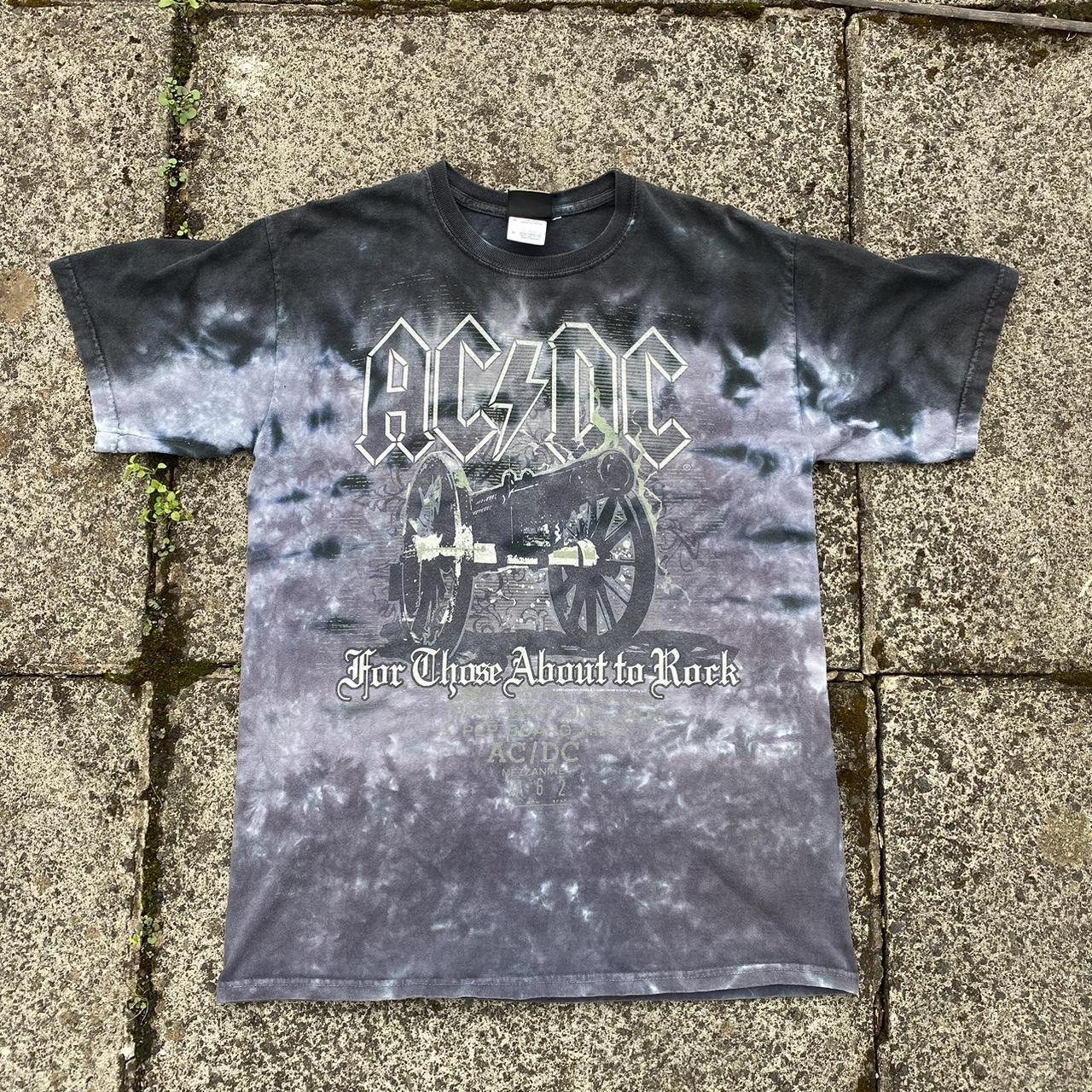 Vintage 2006 Liquid Blue AC/DC T-shirt Tie Dye... - Depop
